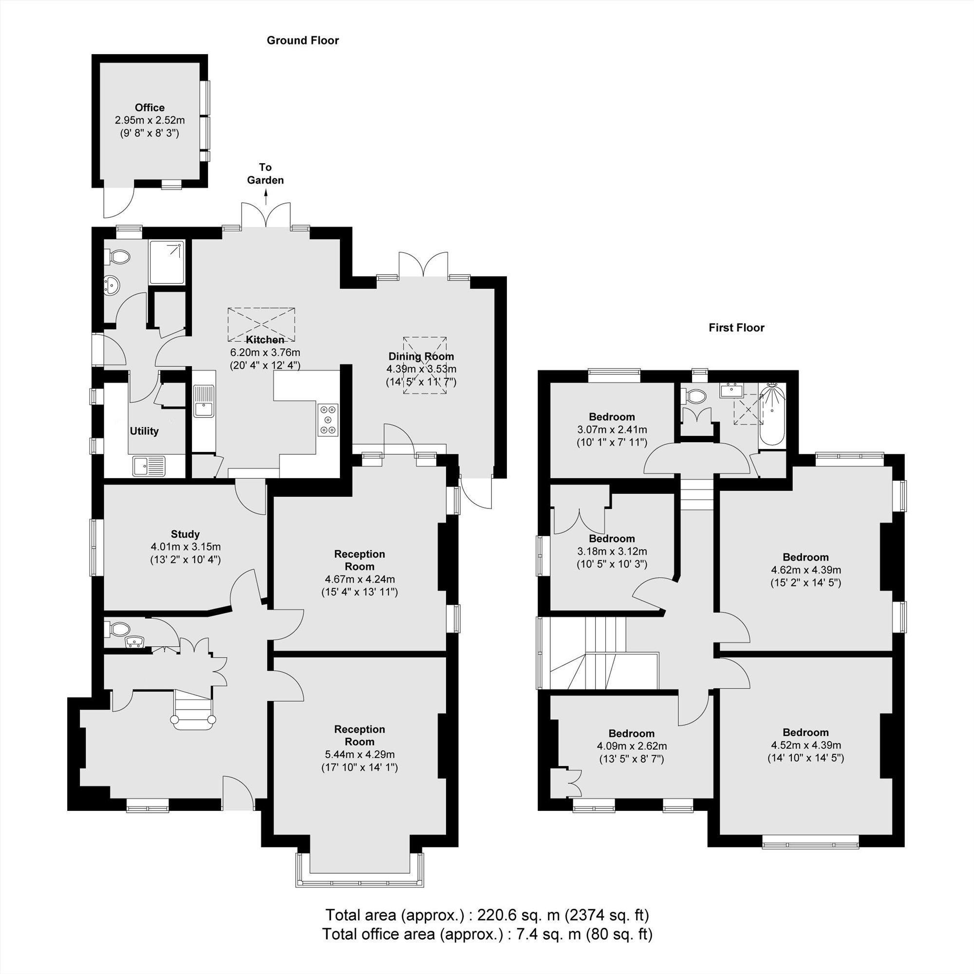 108, Cole Park Road, Twickenham floorplan