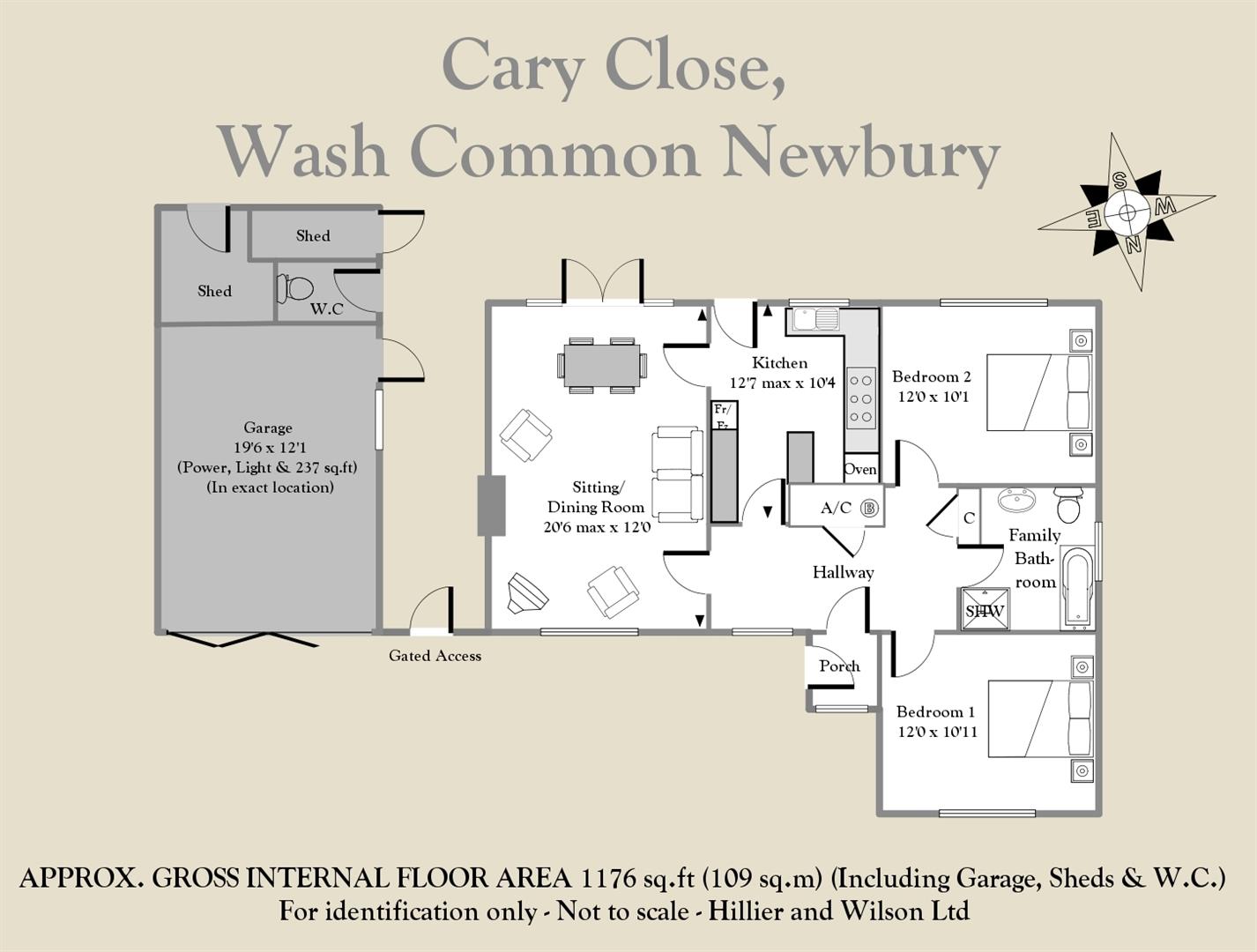 14a, Cary Close, Newbury floorplan