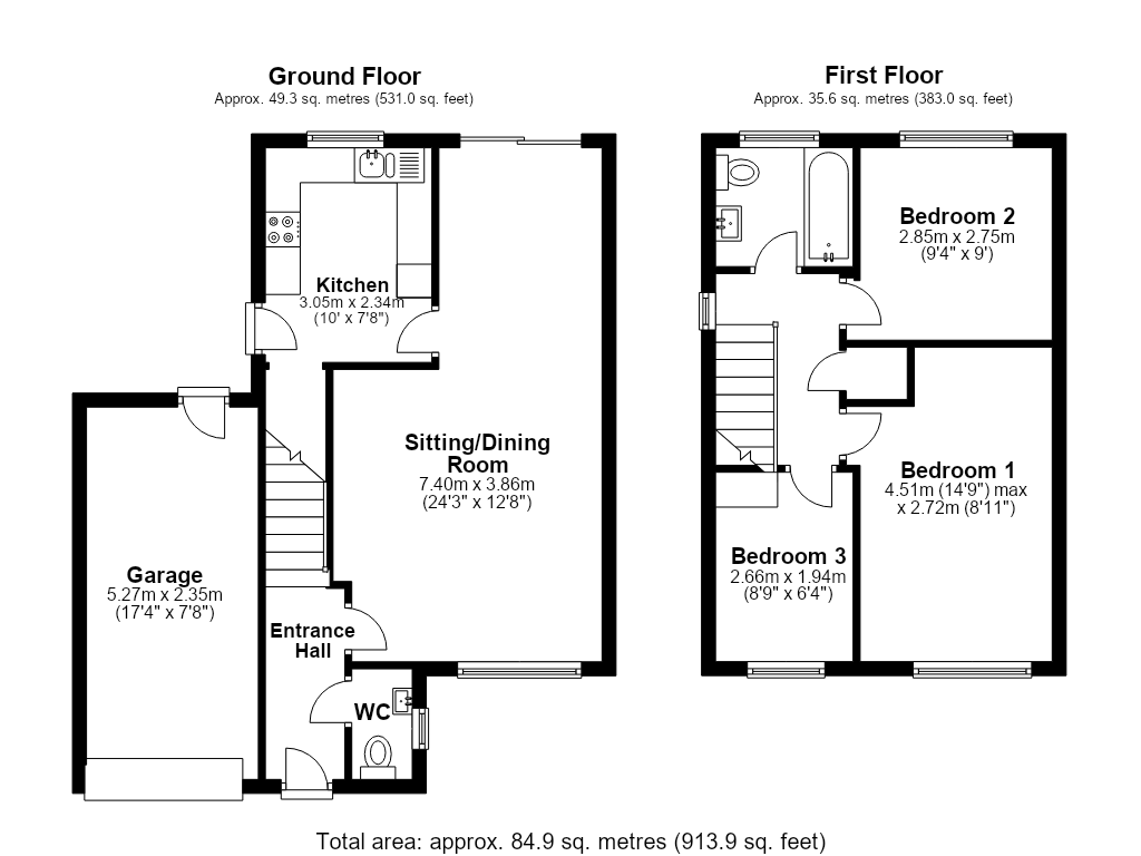 23, Blackmore Chase, Somerset floorplan