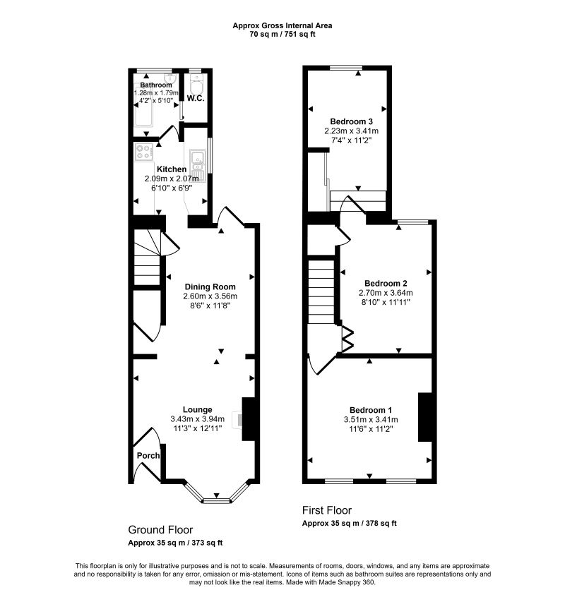 Netley Road, Ilford floorplan