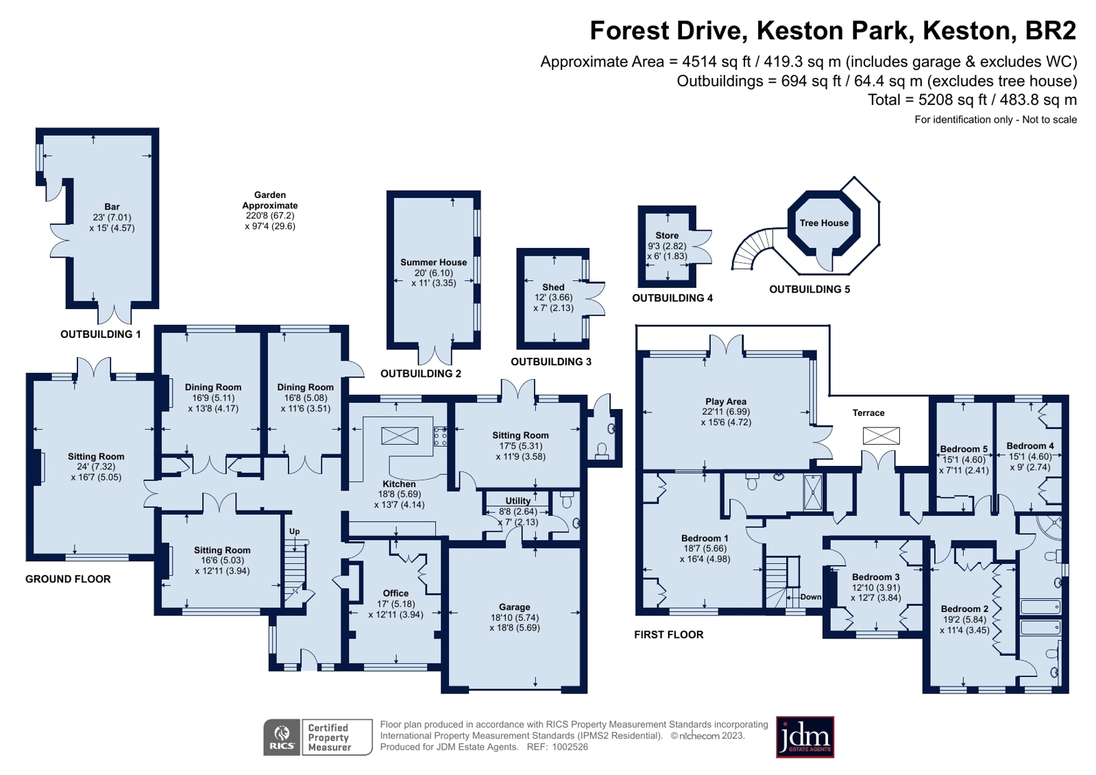 35, Forest Drive, Keston floorplan