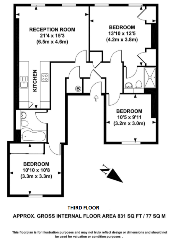 3 Bedrooms Flat for sale in Evelyn Yard, Fitzrovia, London W1T