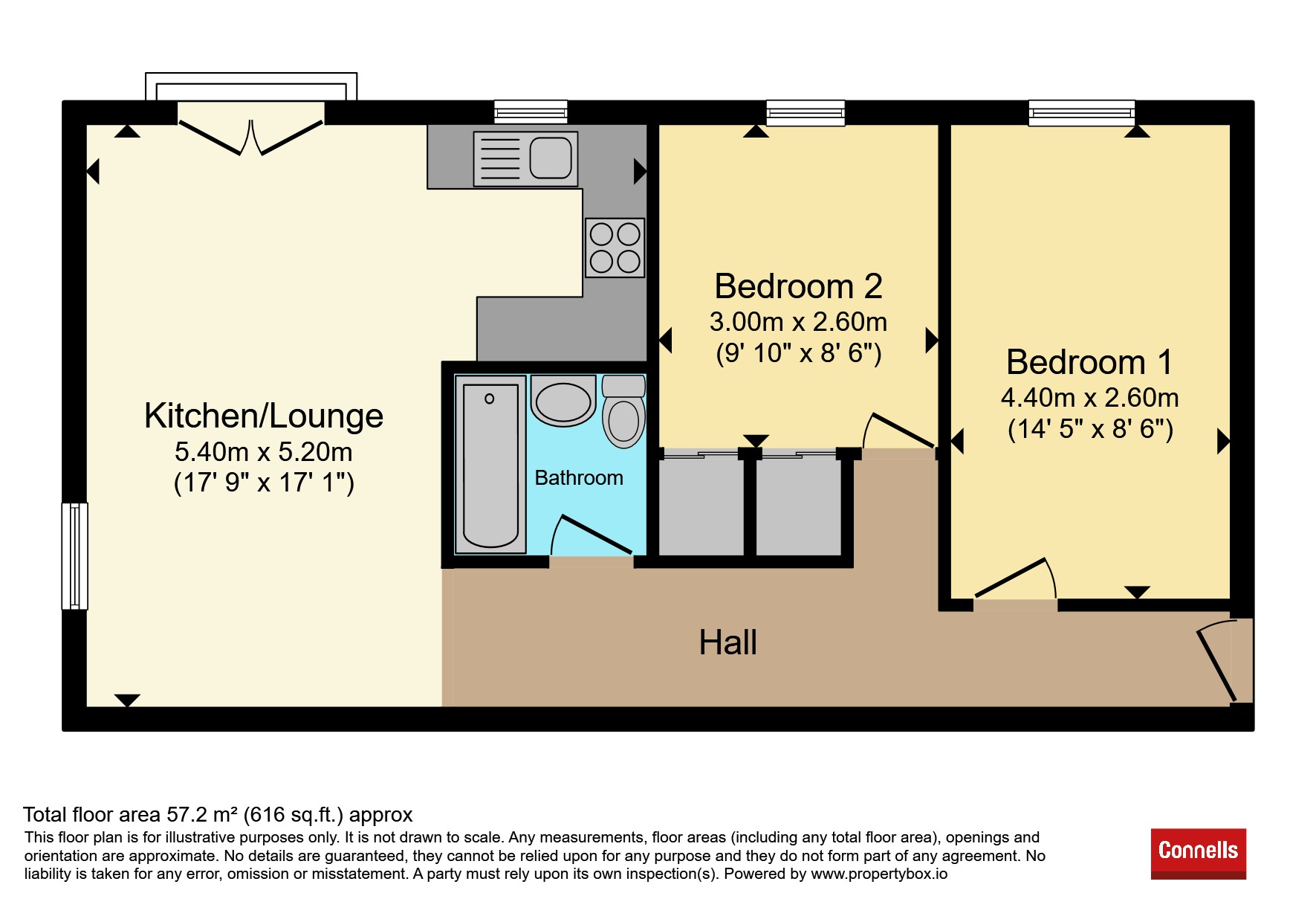 105, Kiln Way, Dunstable floorplan