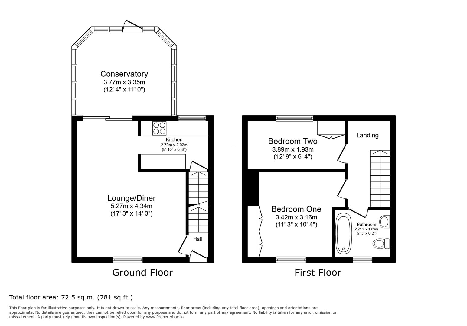 2, Black Edge Lane, Bradford floorplan