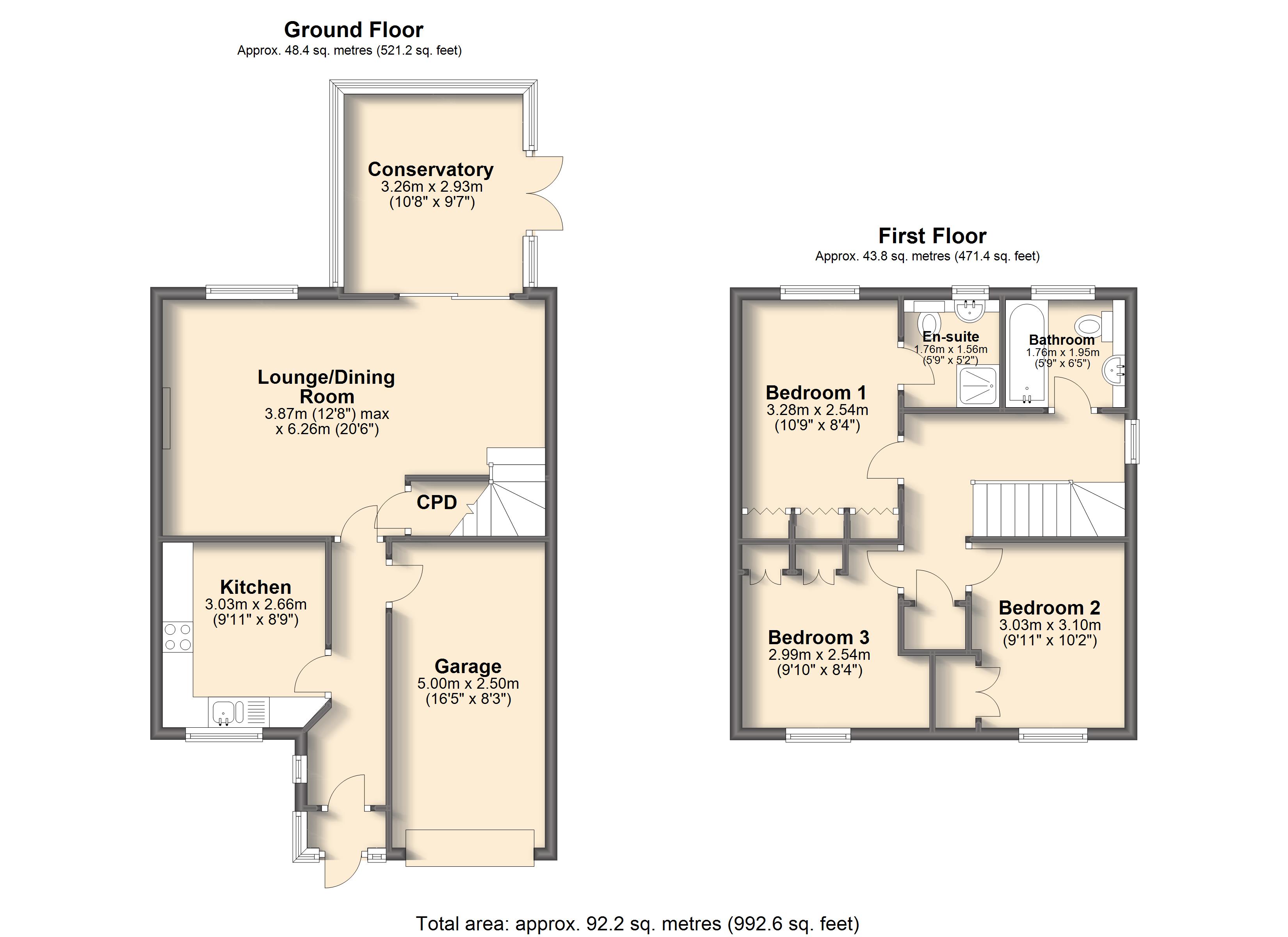 3 Bedrooms Detached house for sale in Crofters Close, Killamarsh, Sheffield S21