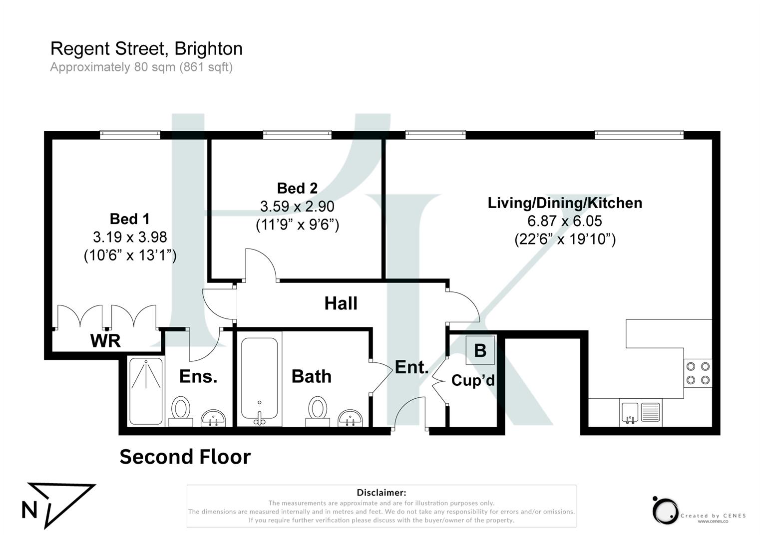 Regent Street, Brighton floorplan