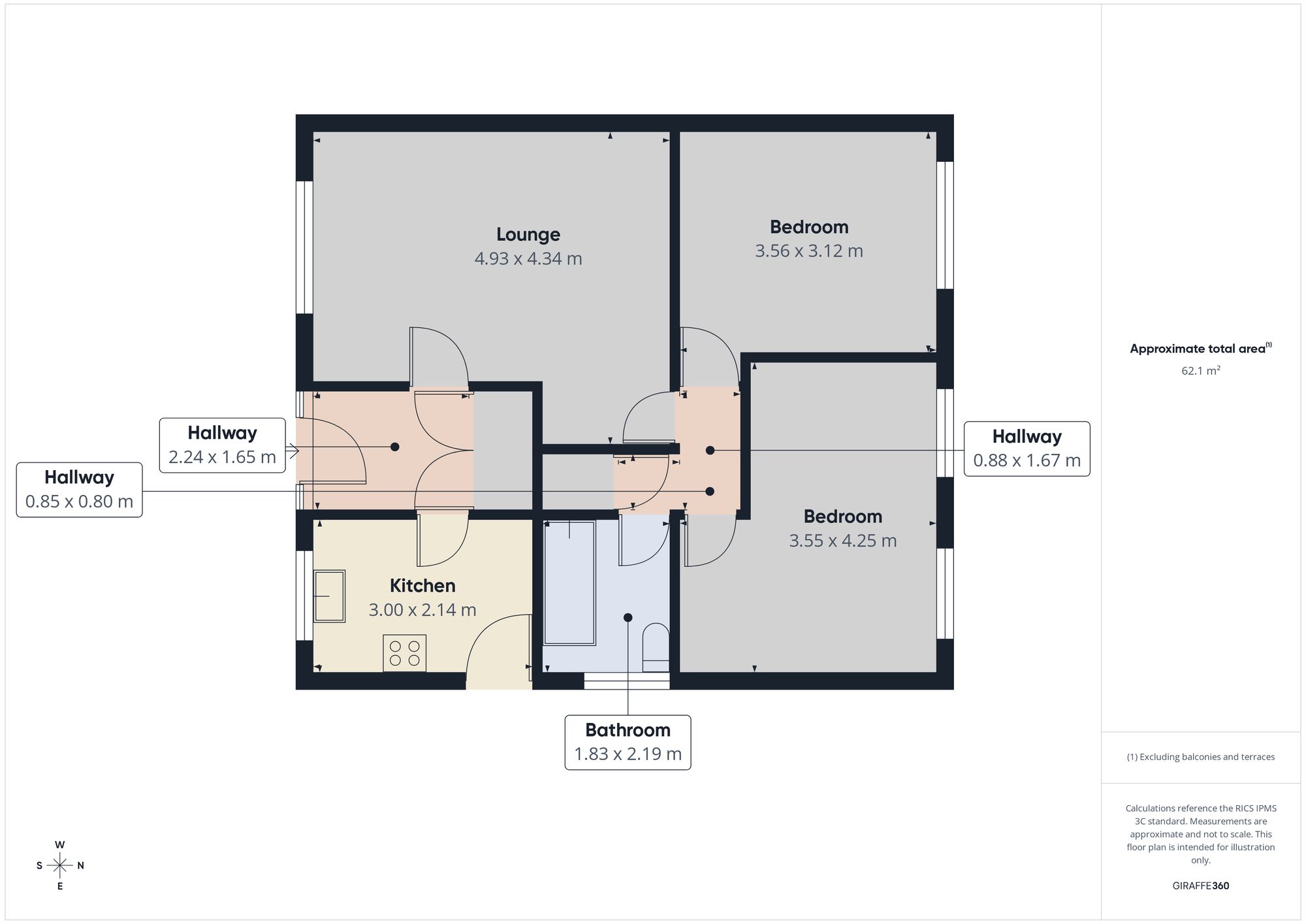 23 Allerdene Walk, Newcastle Upon Tyne floorplan