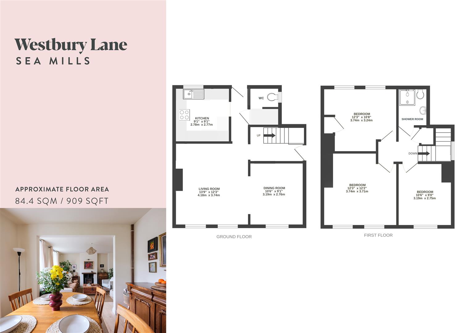 85, Westbury Lane, Bristol floorplan