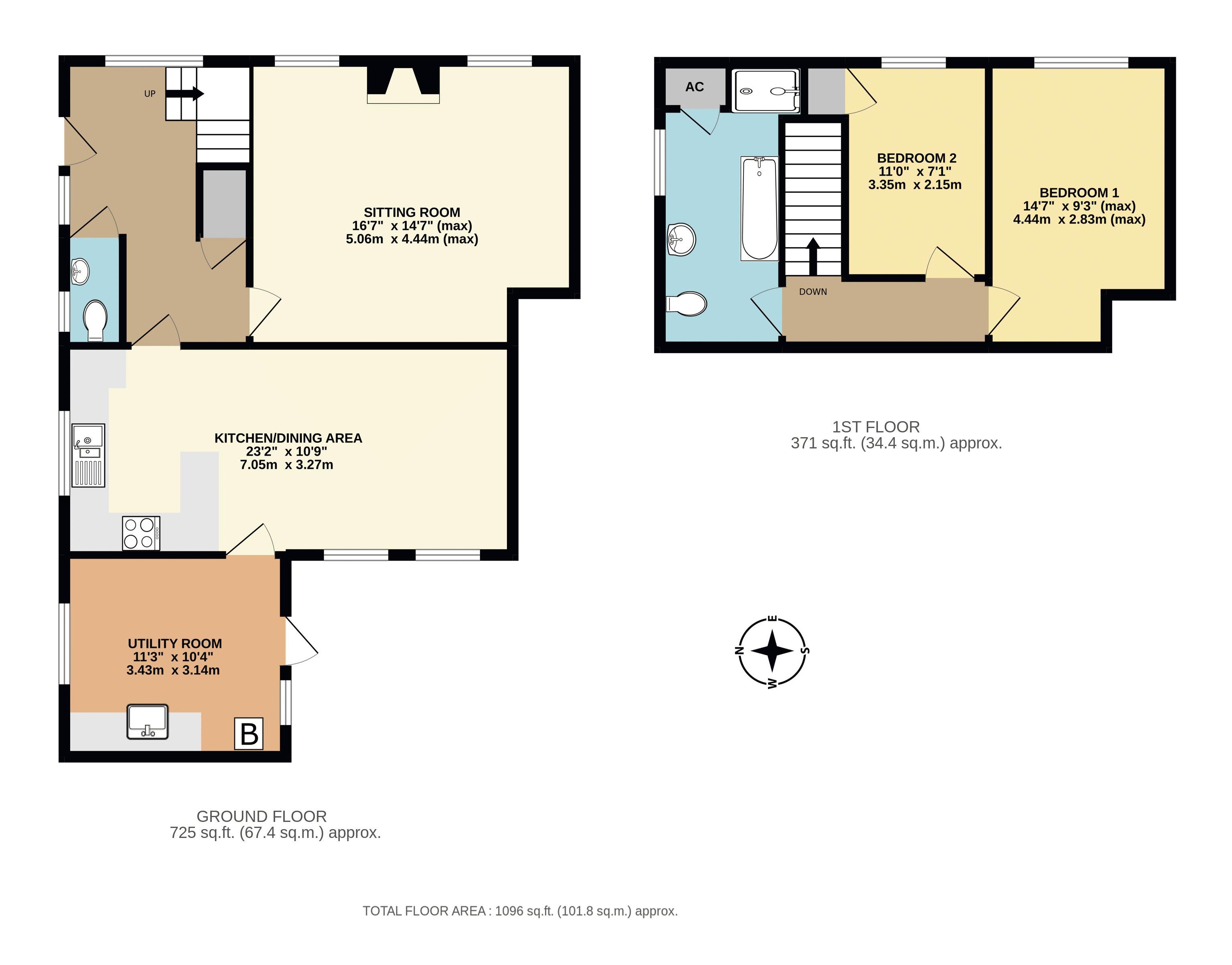 Dairy House, Isle Brewers, Nr Taunton TA3, 2 bedroom semidetached