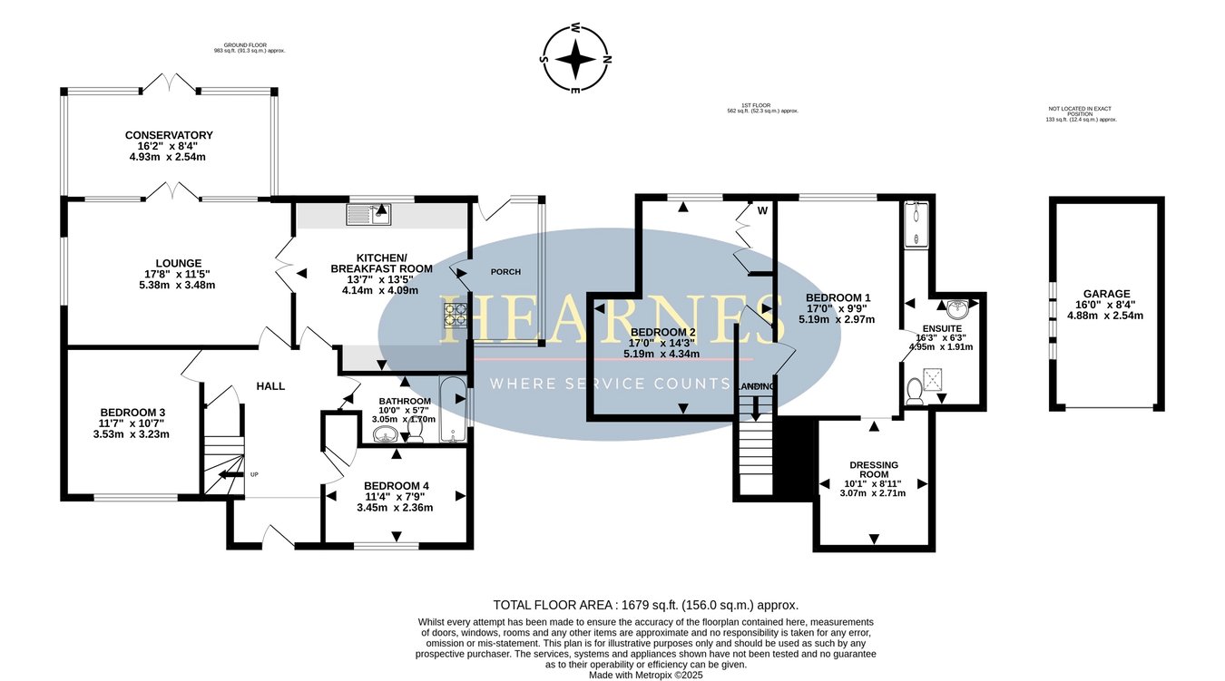 413, Ringwood Road, Ferndown floorplan
