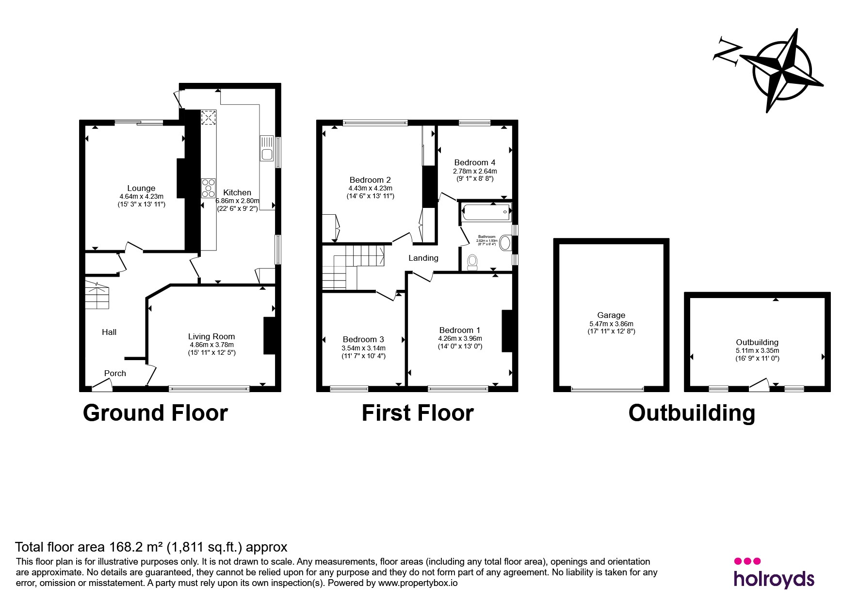 4, Grove Road, SHIPLEY floorplan