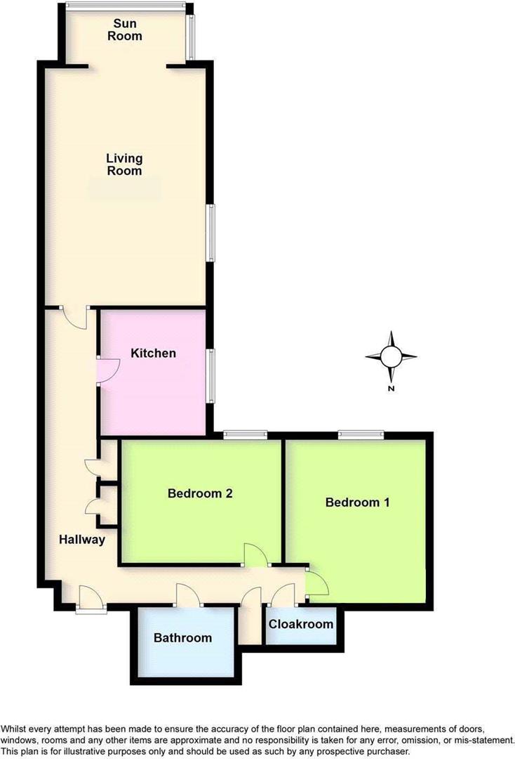 7, Balcombe Court, West Parade, Worthing floorplan