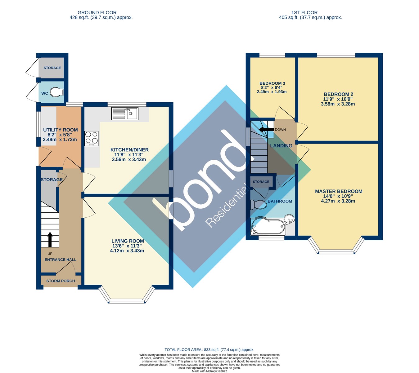 Writtle Road, Chelmsford CM1, 3 bedroom detached house to rent