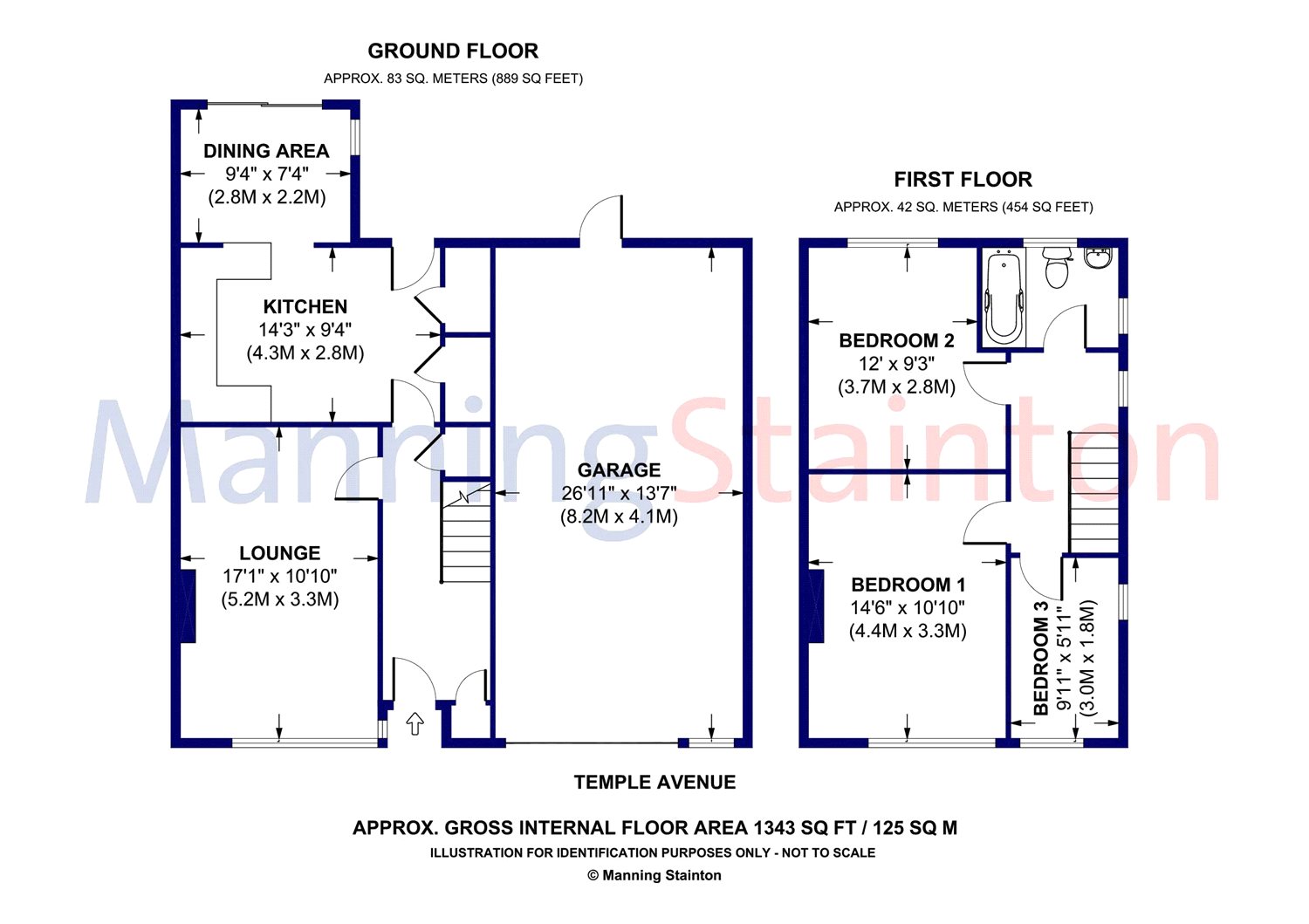 3 Bedrooms Semi-detached house to rent in Temple Avenue, Temple Newsam, Leeds LS15