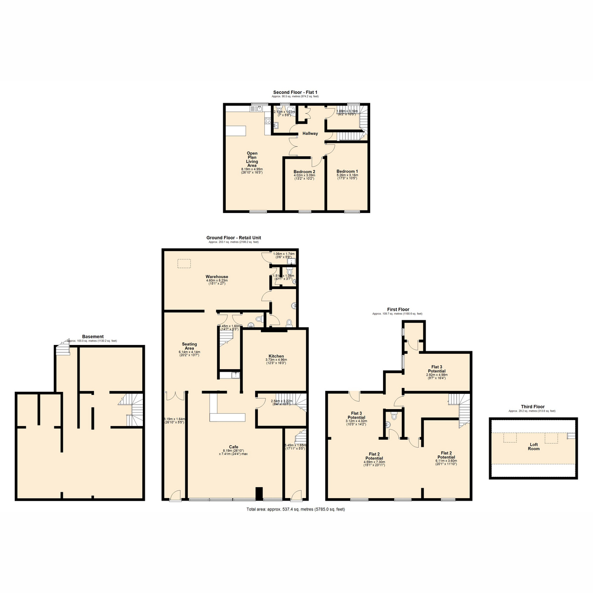 13, Queen Street, Morecambe floorplan