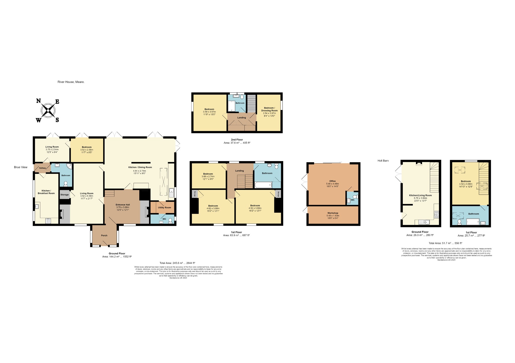 Porters Hatch, Meare, Glastonbury BA6, 5 bedroom detached house for