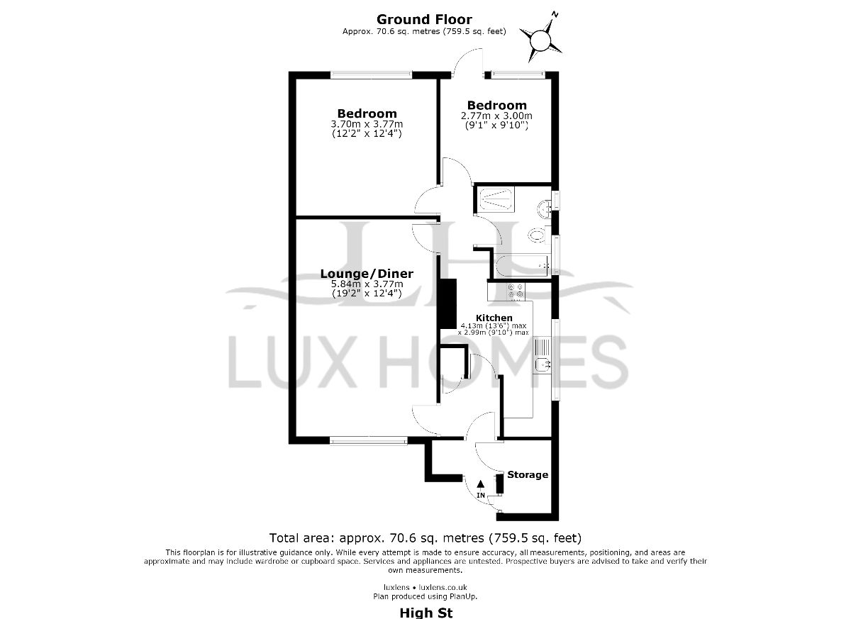 171a High Street, Brentwood floorplan