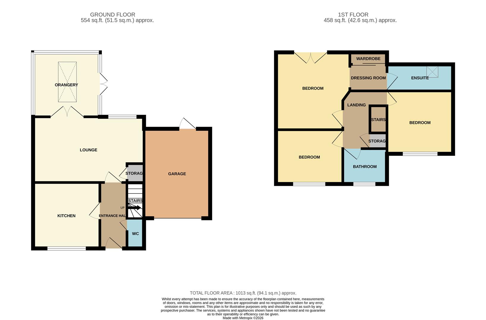 4, Levi Smith Close, Stoke-On-Trent floorplan