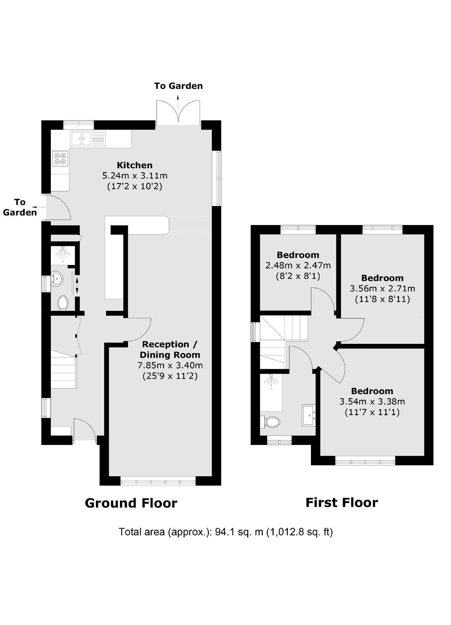 60, Sunmead Road, Sunbury-On-Thames floorplan