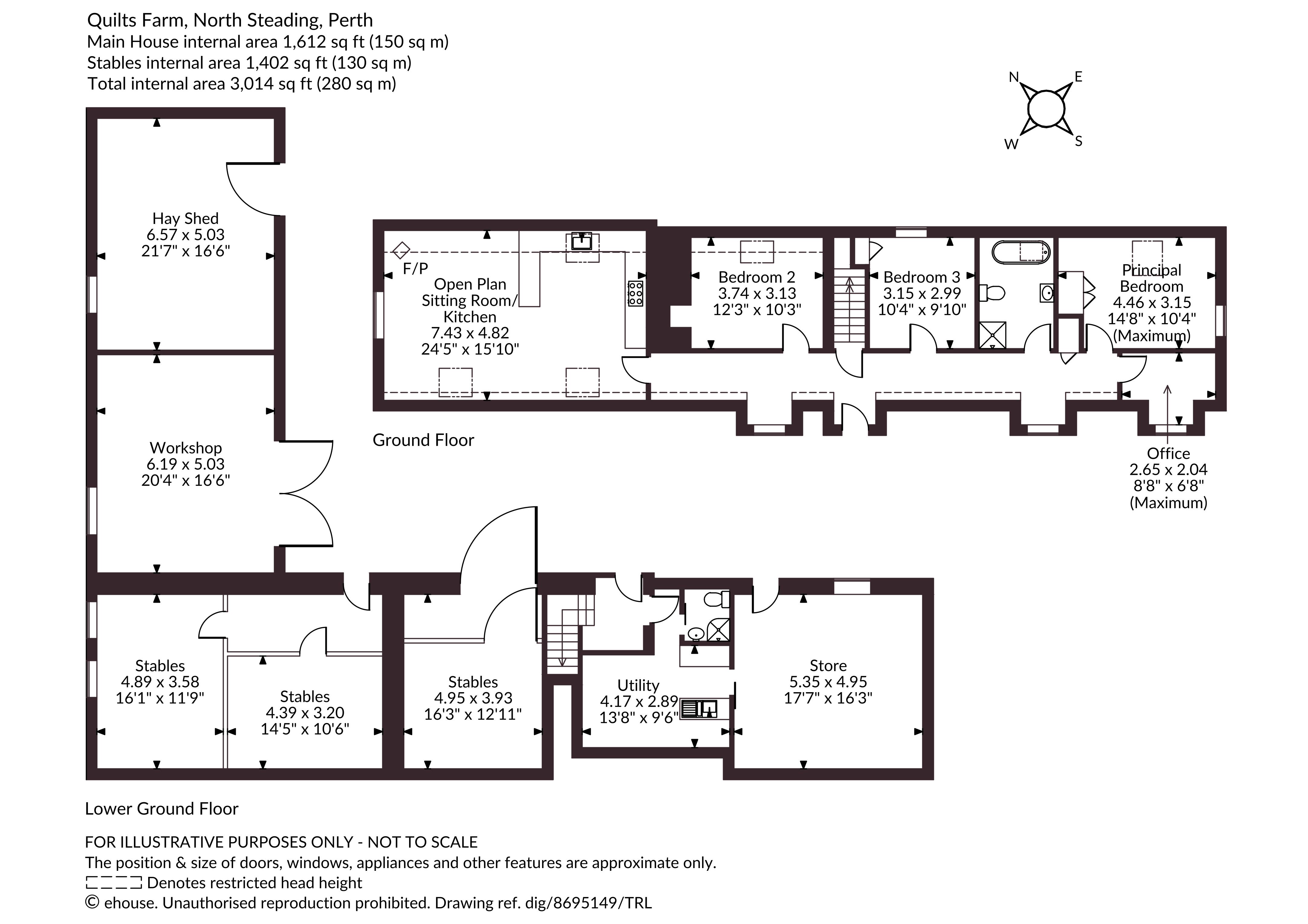 North Steading,, Quilts Farm, Perth floorplan