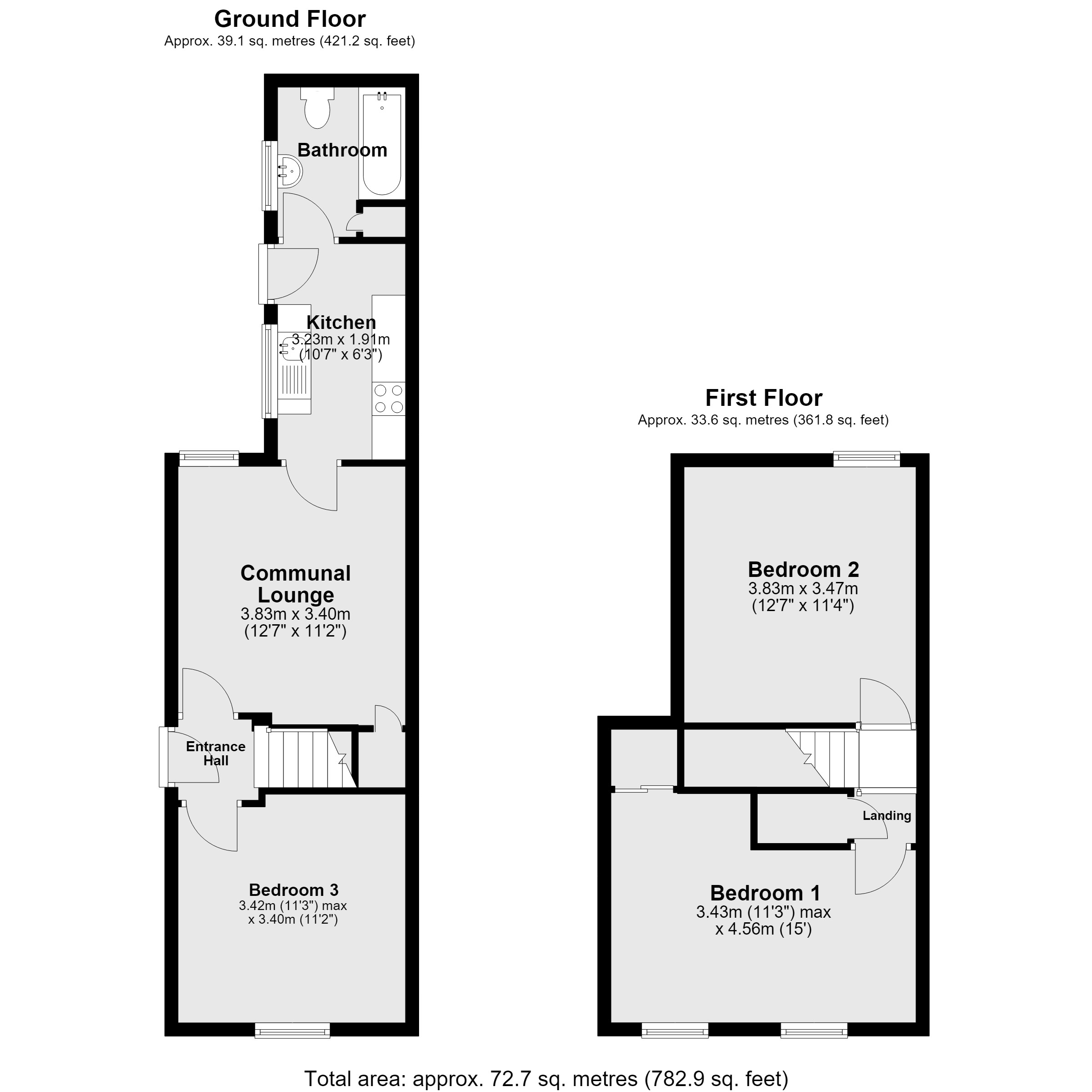 81, Cross Street, Lincoln floorplan