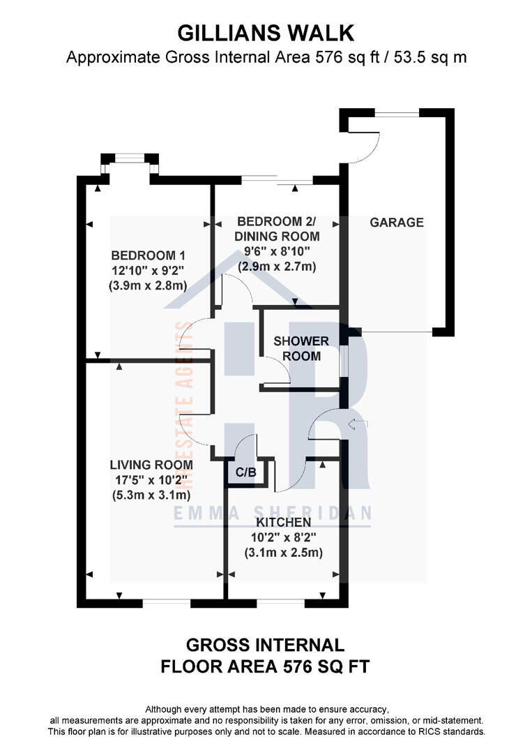 15, Gillians Walk, Coventry floorplan