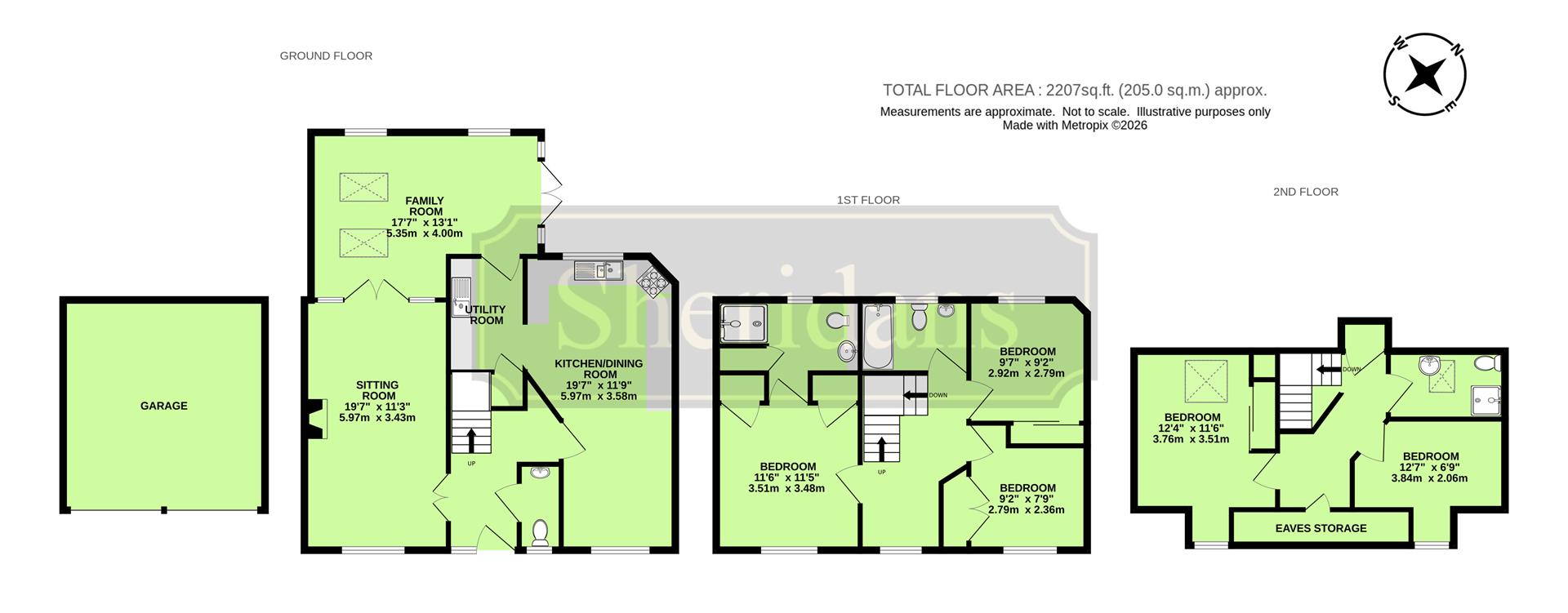 16, Liberty Close, Bury St. Edmunds floorplan