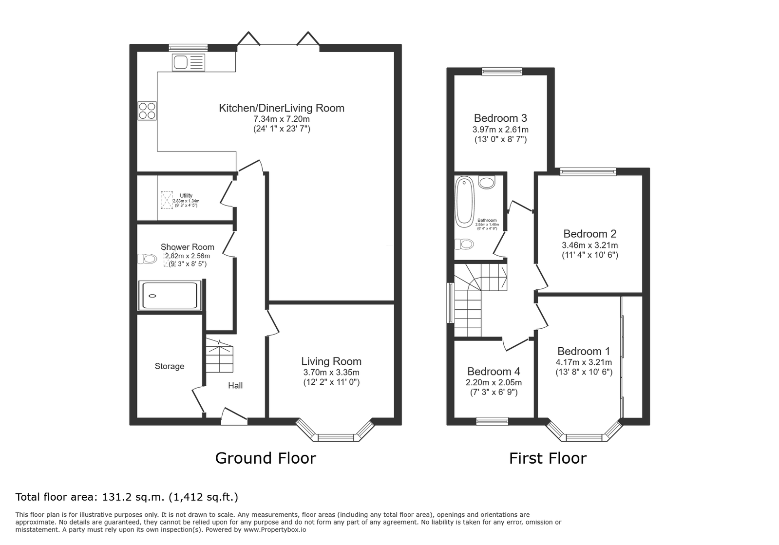 25, Hawkhill Gardens, Leeds floorplan