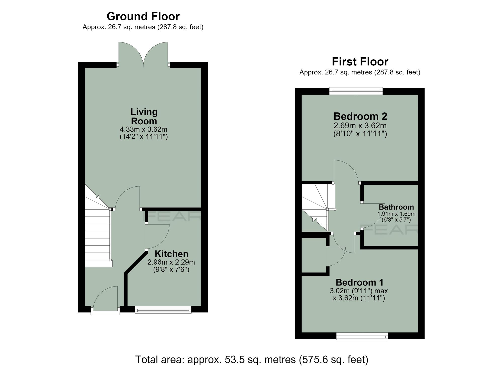 37 Steeping Road, Rugby floorplan