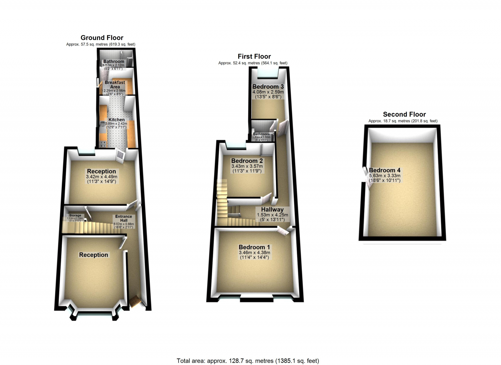 Mere Road, Leicester LE5, 4 bedroom terraced house for sale 64891431