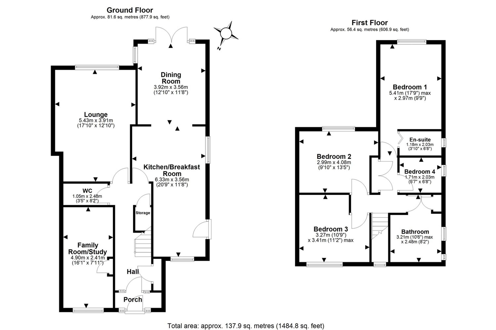 10 Langdale Way, Frodsham floorplan