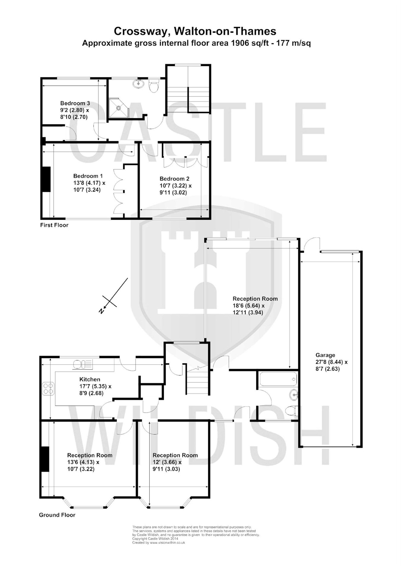 4 Bedrooms Semi-detached house to rent in Crossway, Walton-On-Thames KT12