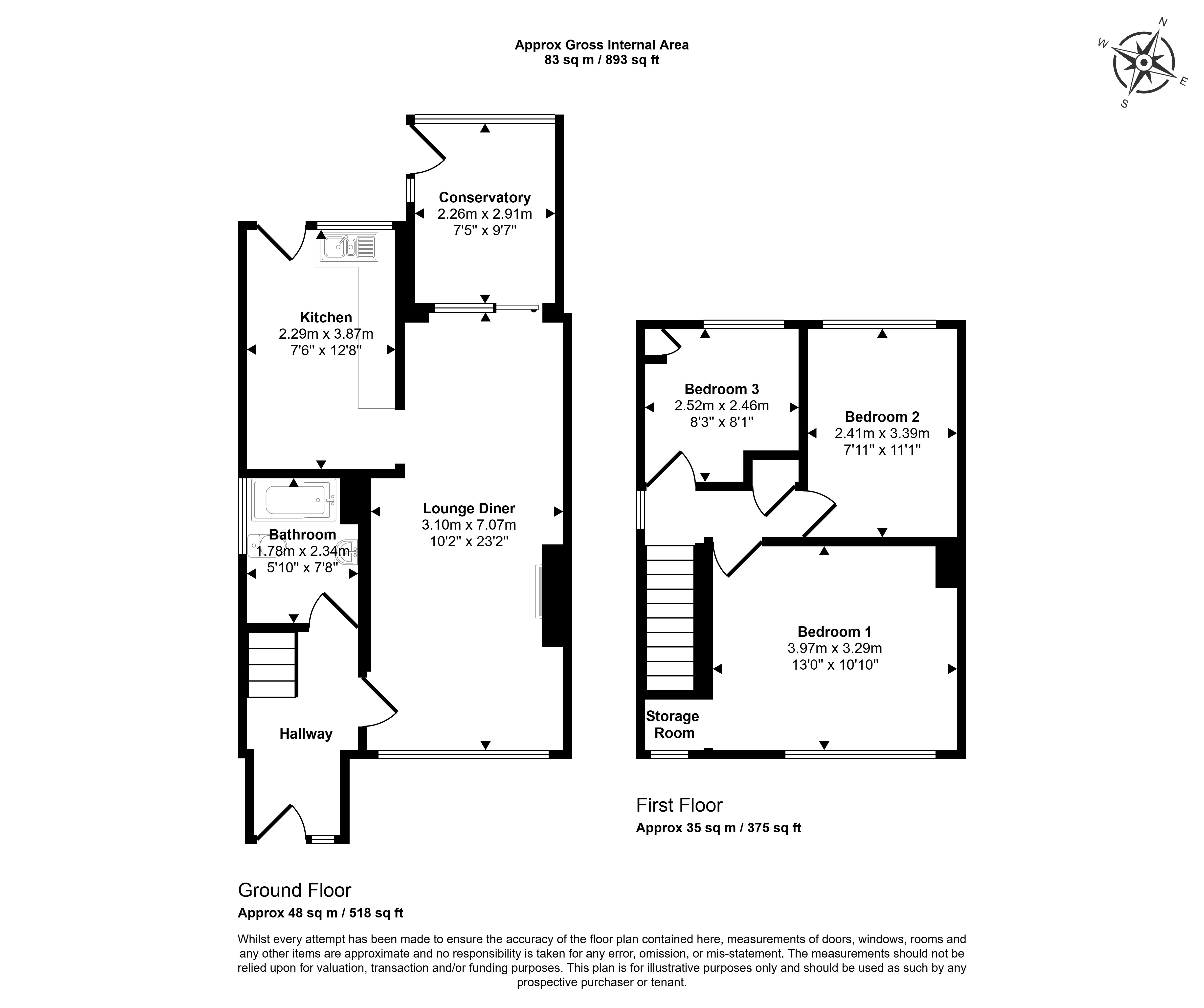 9 Bannister Hall Drive, Higher Walton, 9 Bannister Hall Drive, Higher Walton, Preston floorplan