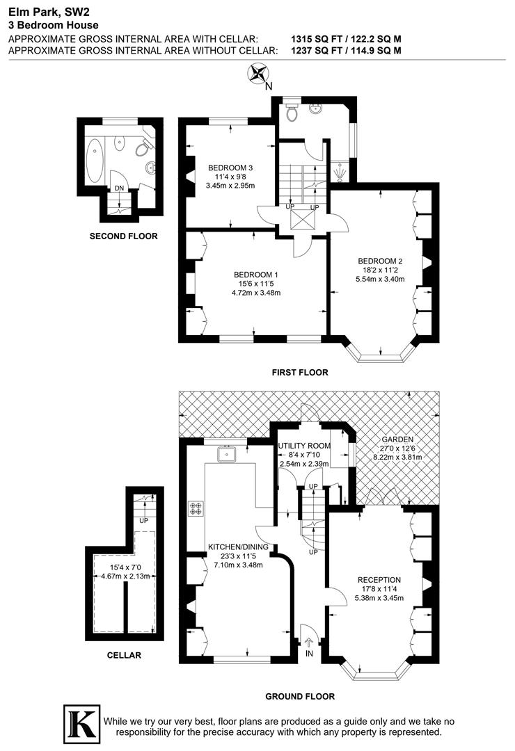 34, Elm Park, London floorplan