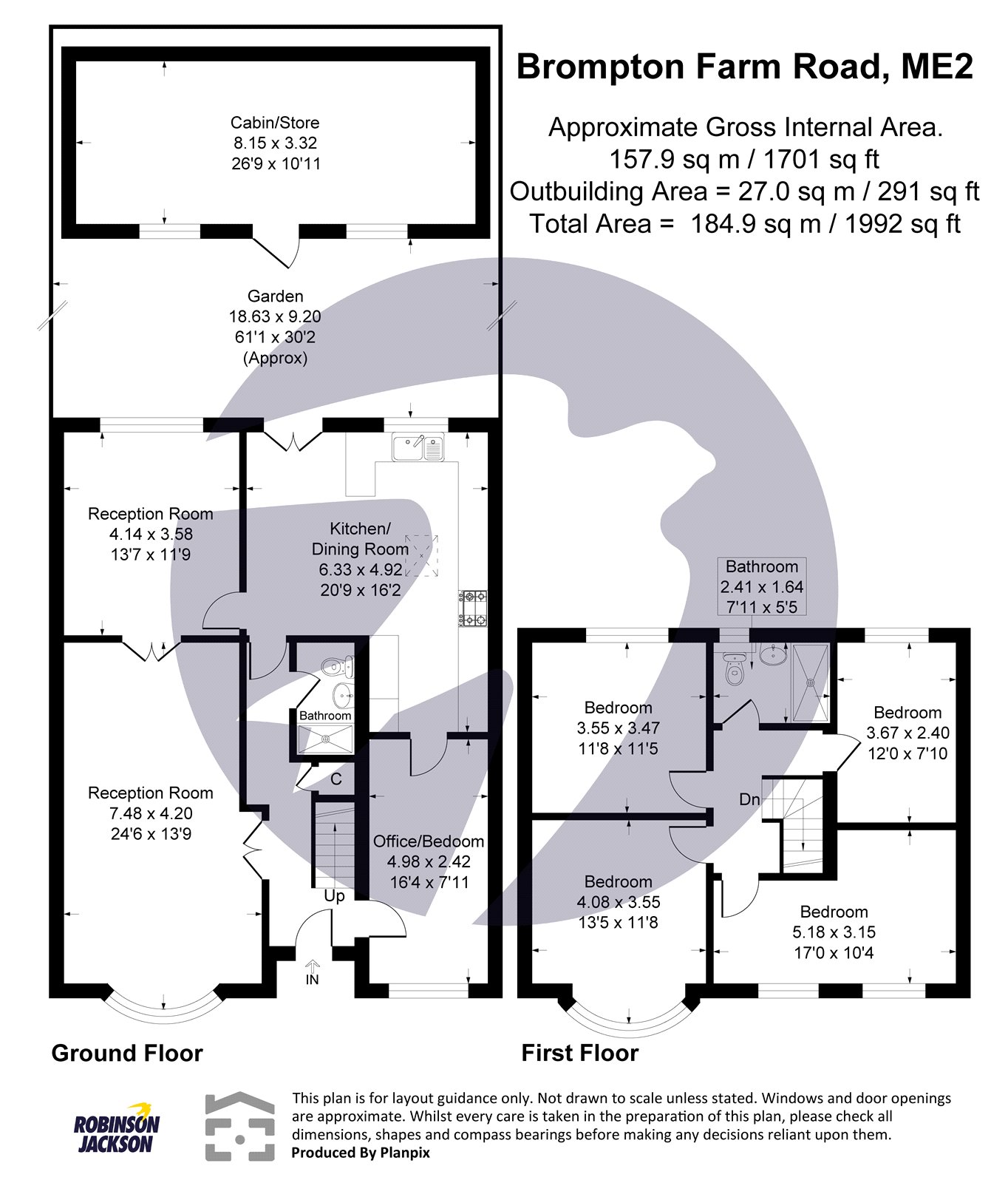 13, Brompton Farm Road, Kent floorplan
