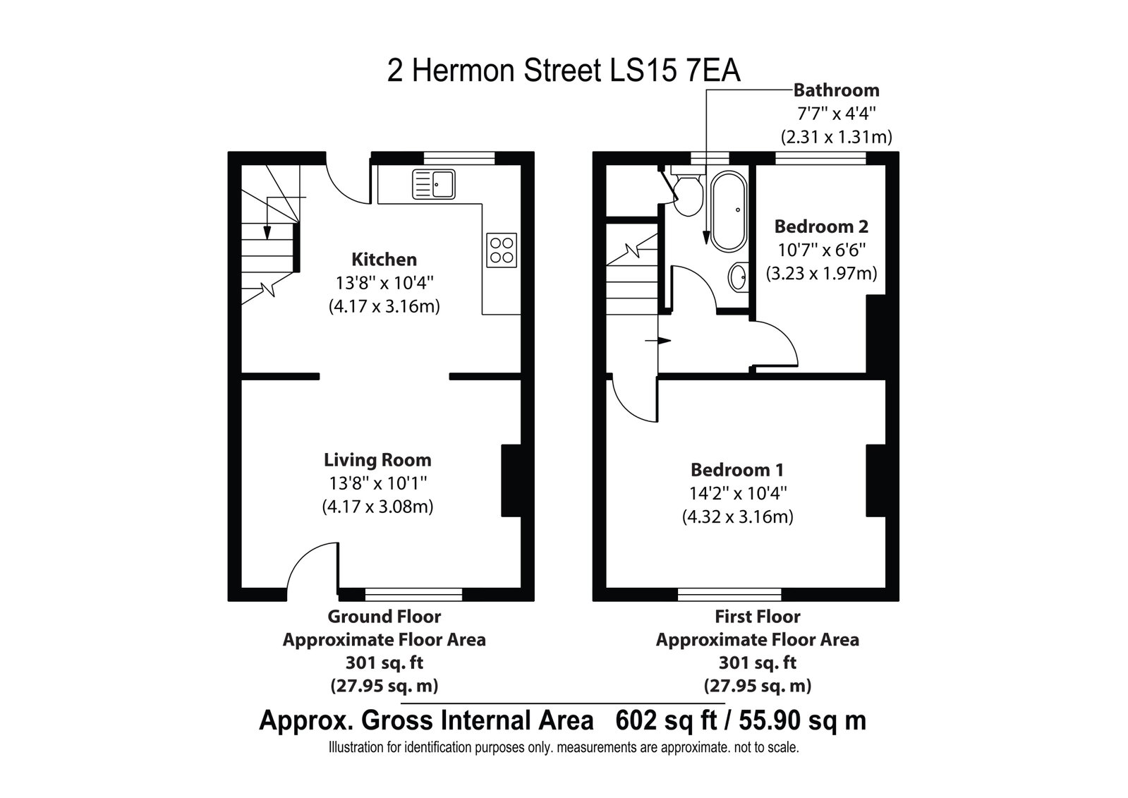 2, Hermon Street, Leeds floorplan