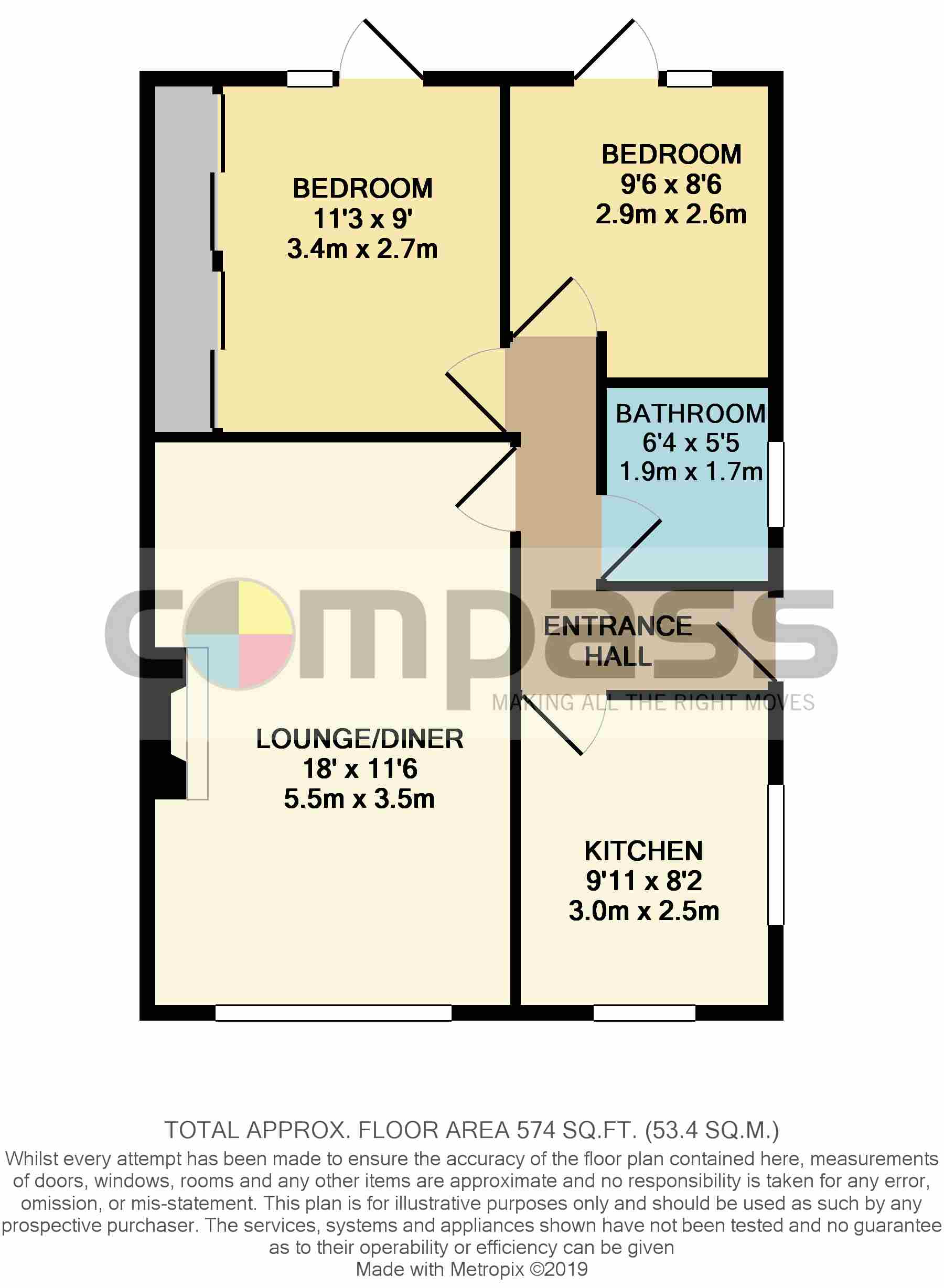 2 Bedrooms Bungalow for sale in Margetts Road, Bedford MK42