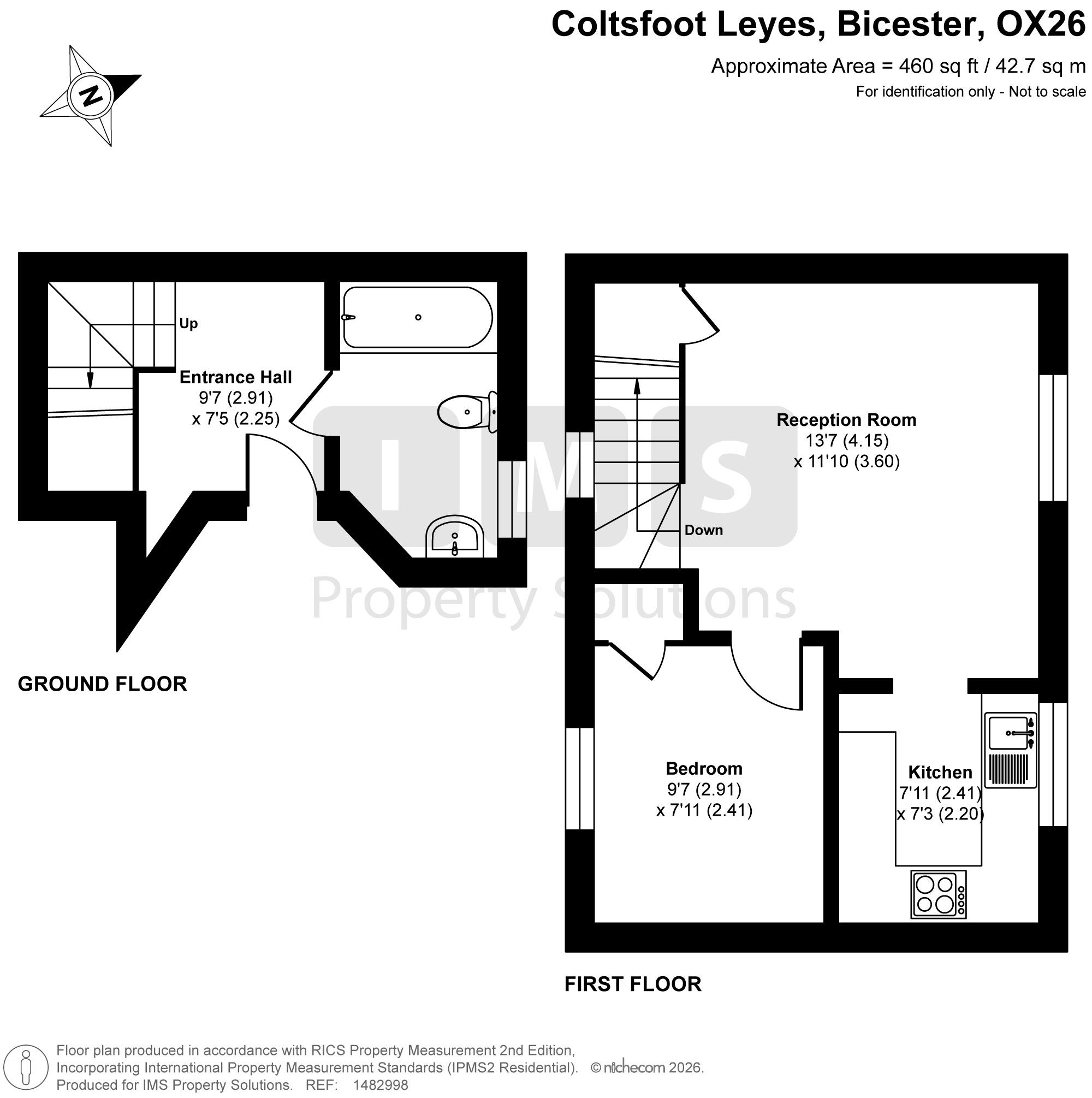 10 Coltsfoot Leyes, Bicester floorplan