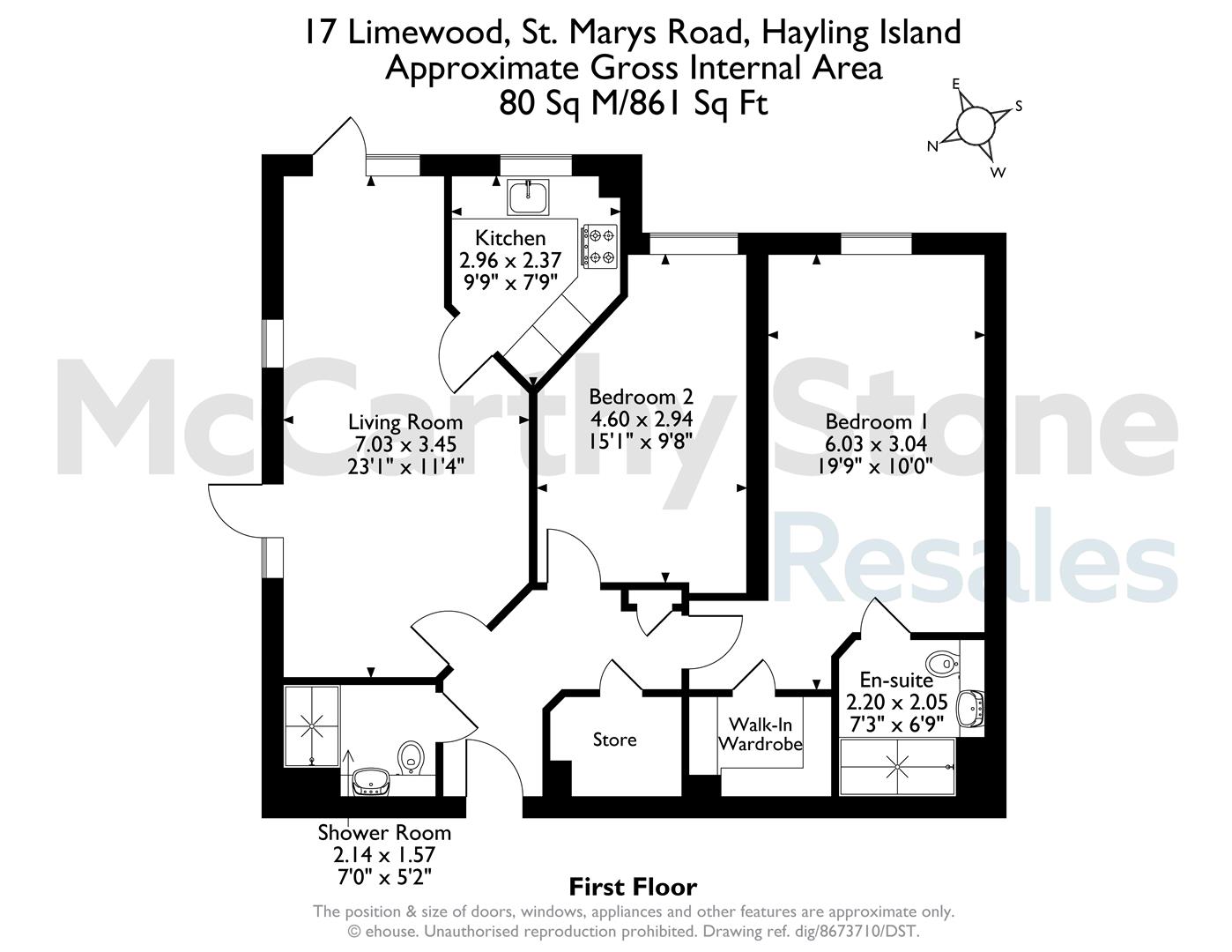 17 Limewood, St. Marys Road, Hayling Island floorplan