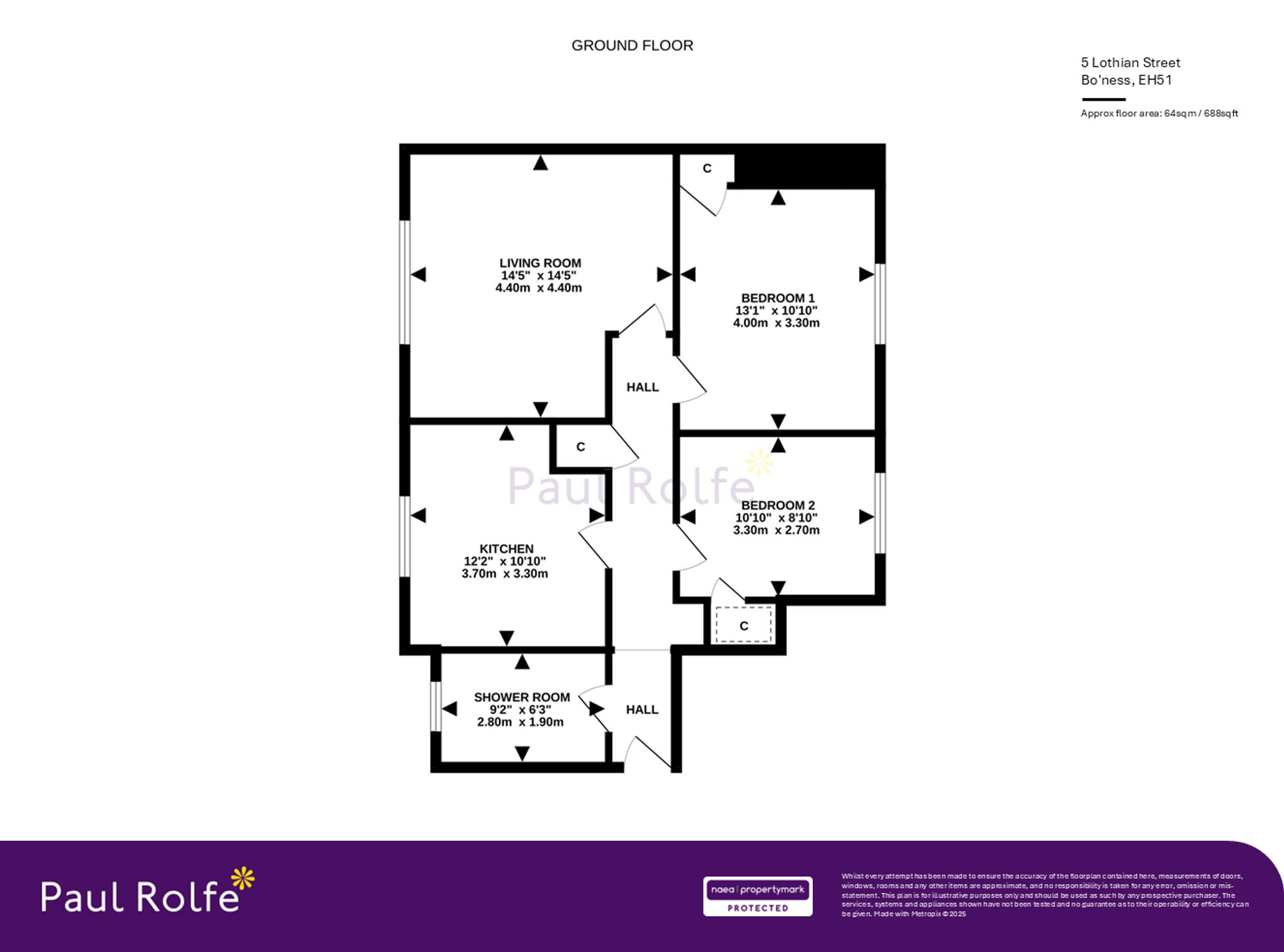 5 Lothian Street, Bo'ness floorplan