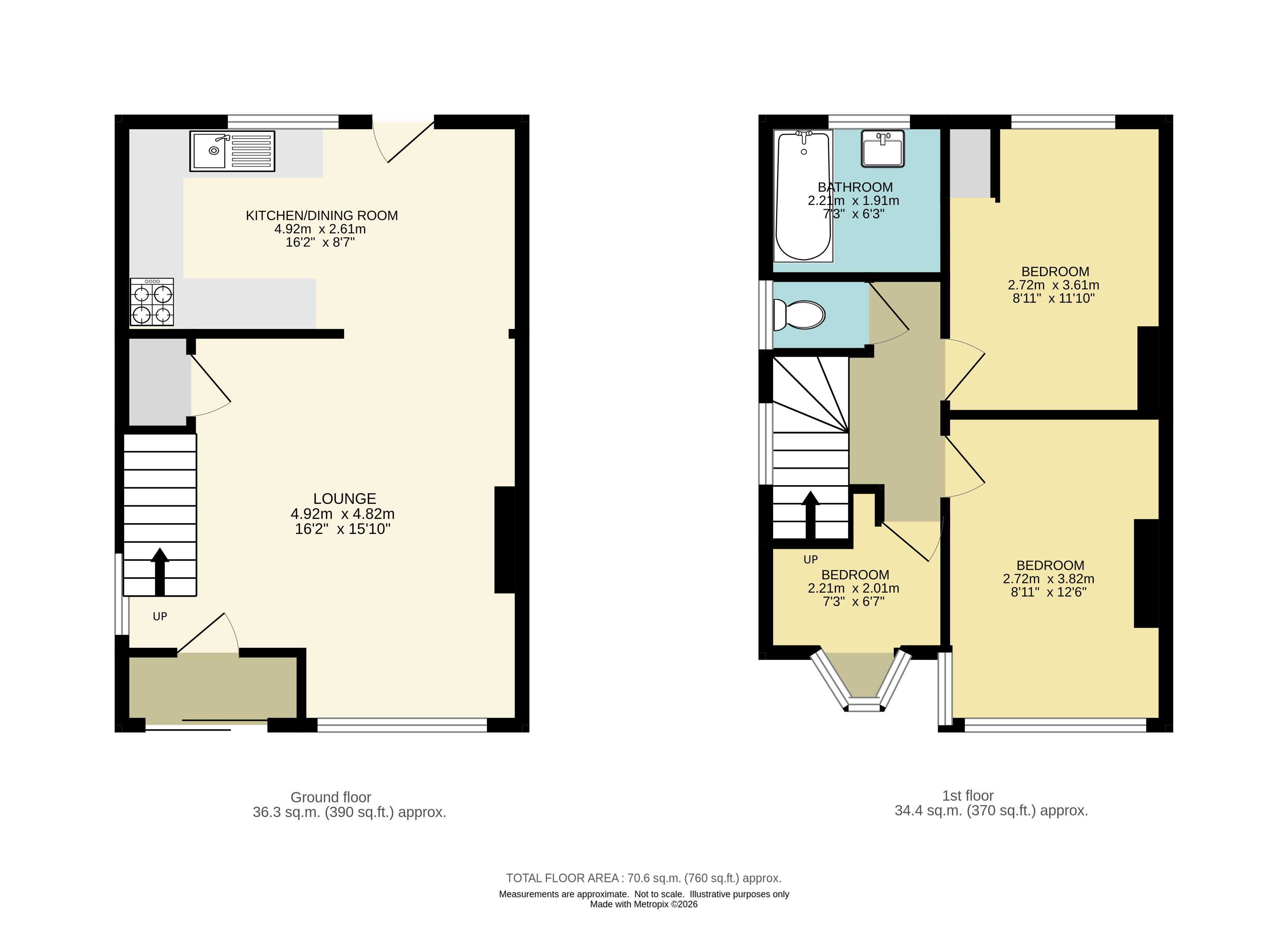 12, Boscombe Road, Worcester Park floorplan
