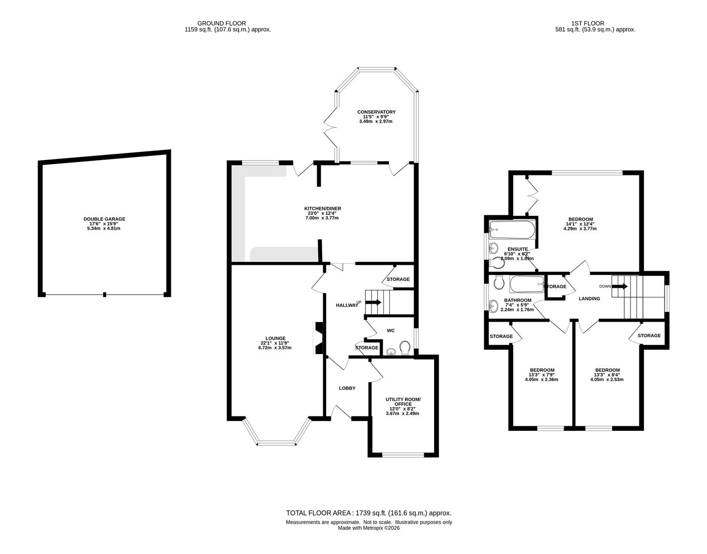 7, Willowdene, Brentwood floorplan