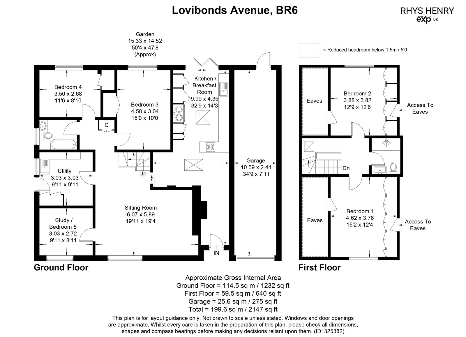 135, Lovibonds Avenue, Orpington floorplan