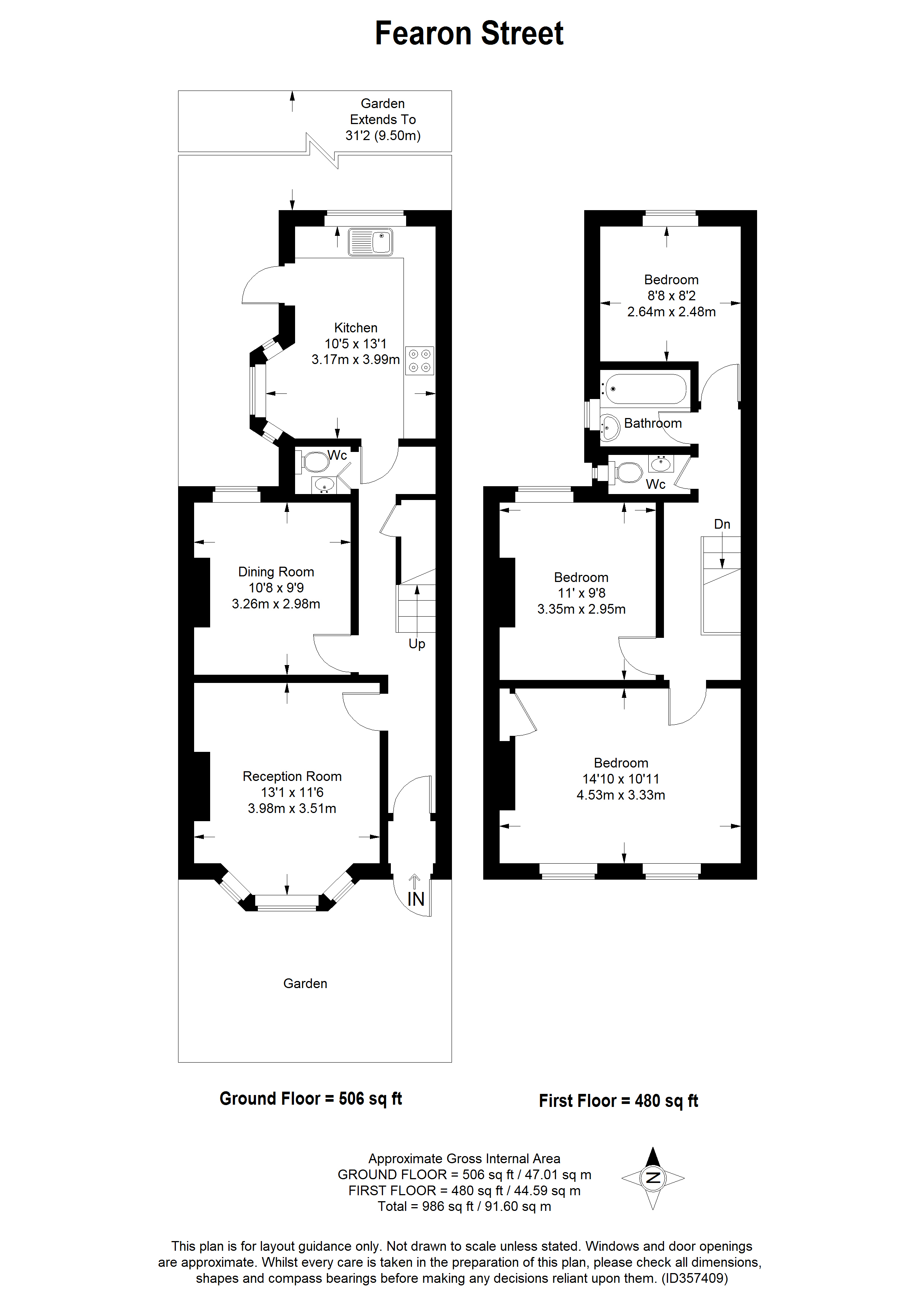 4 Bedrooms Terraced house for sale in Fearon Street, London SE10