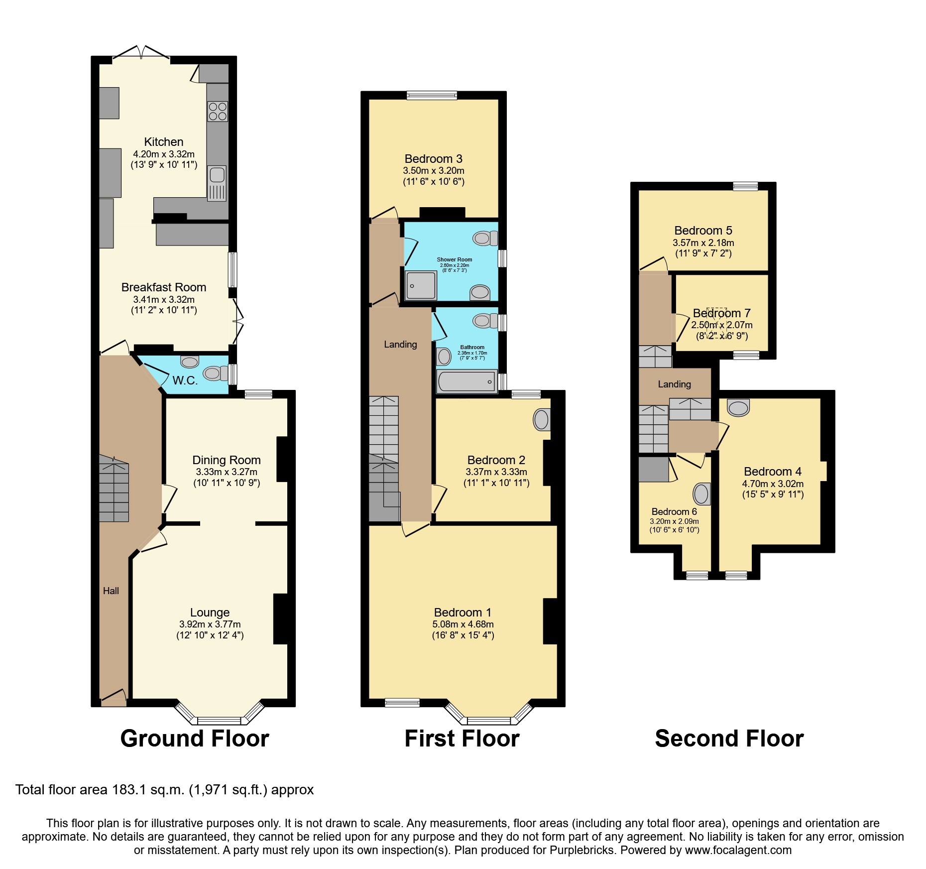 8, Clarence Road, Great Yarmouth floorplan
