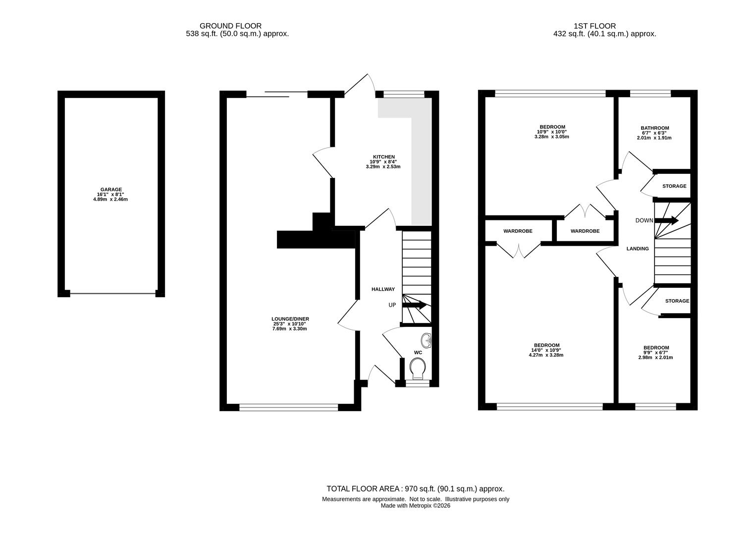 3, Tern Way, Brentwood floorplan