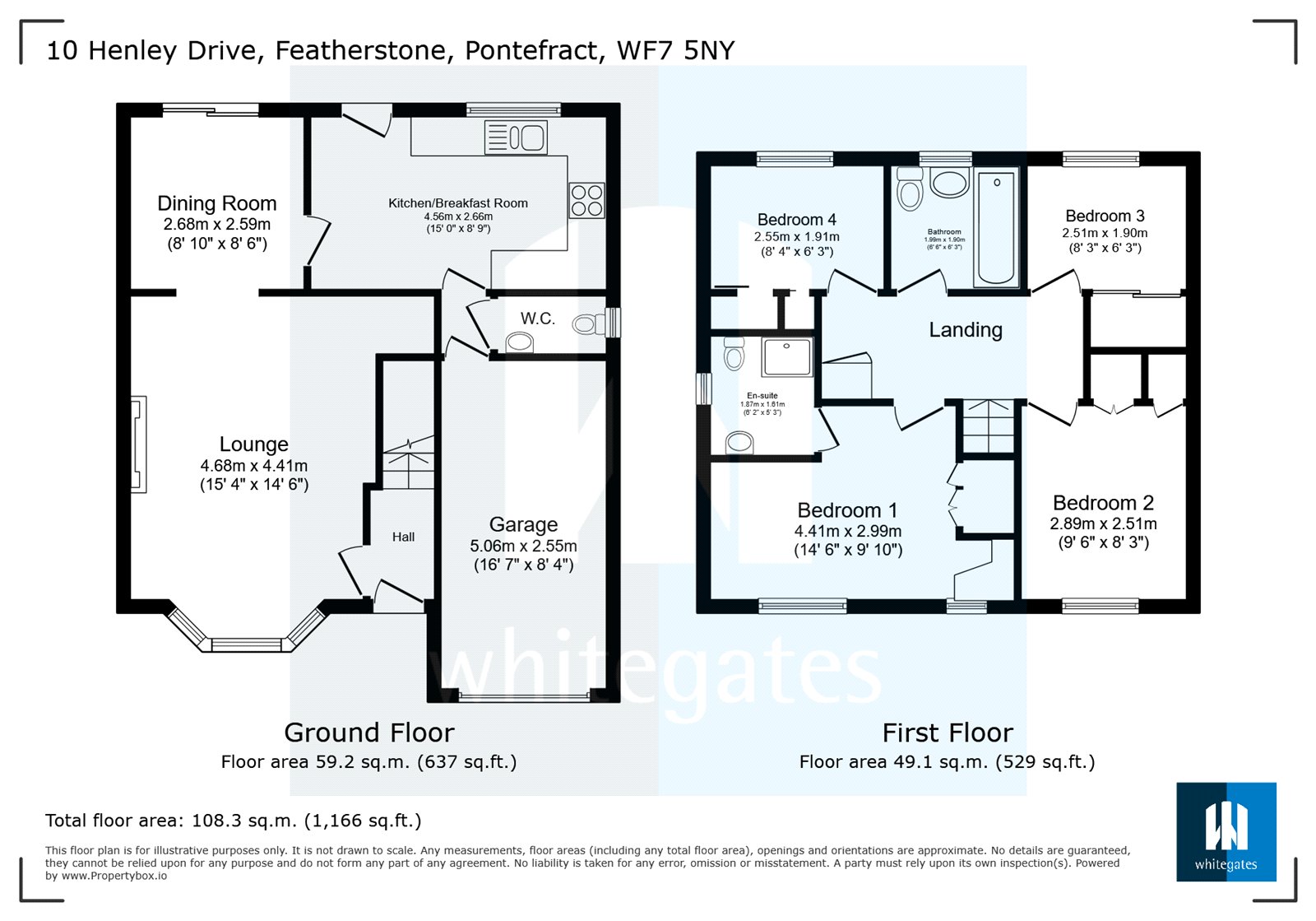 10, Henley Drive, Pontefract floorplan