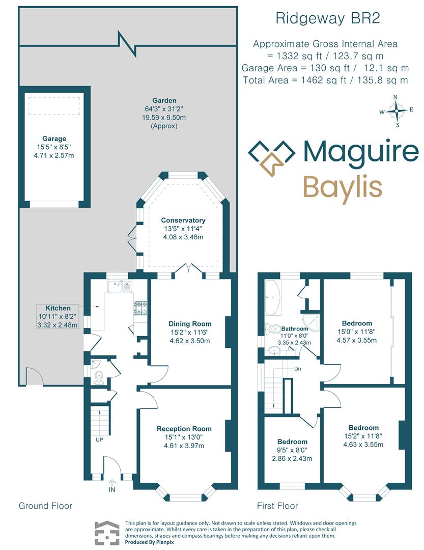 1, Ridgeway, Bromley floorplan