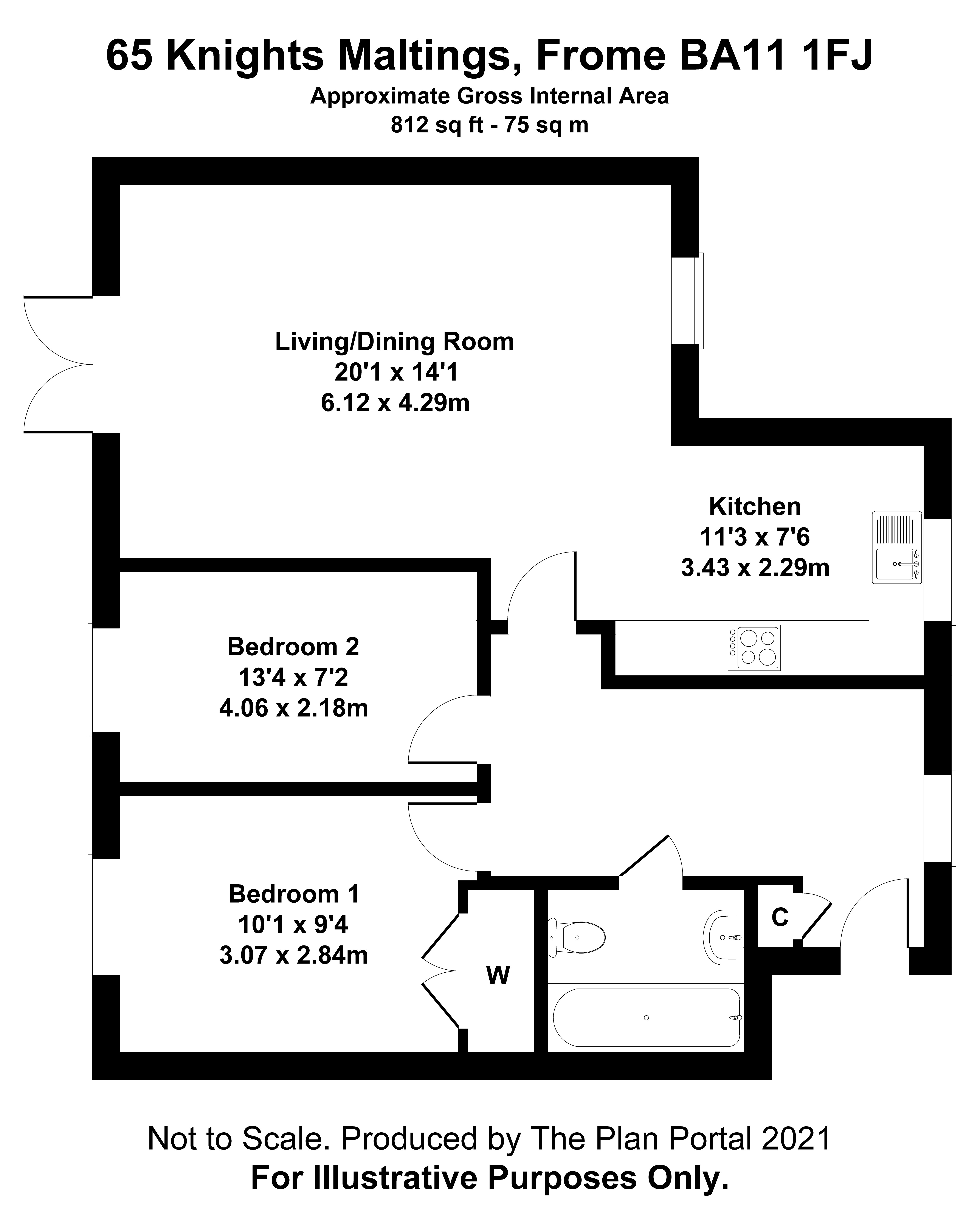 Knights Maltings Frome Ba11 2 Bedroom Flat For Sale 58597864 Primelocation