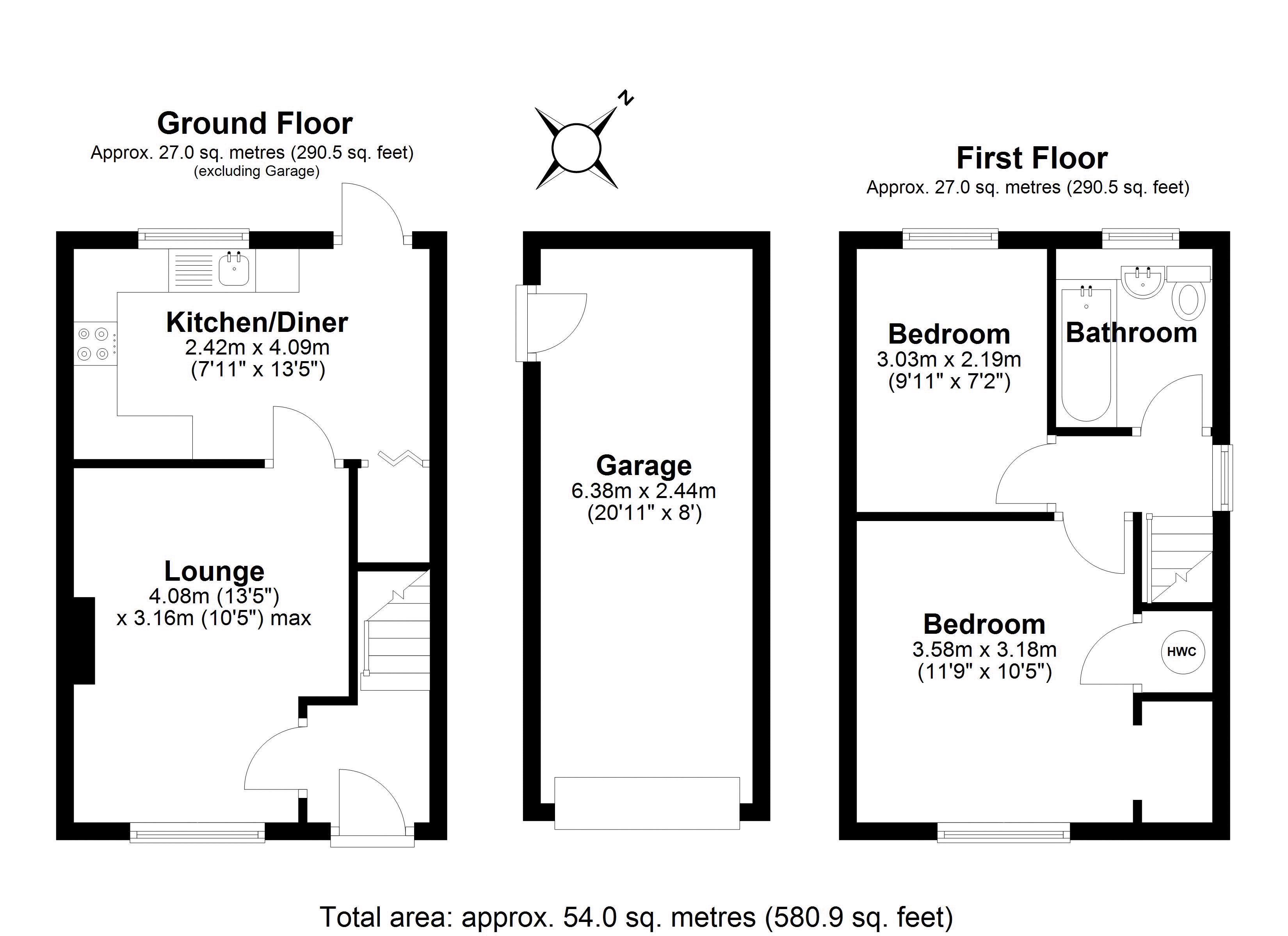21, Earls Drive, Telford floorplan